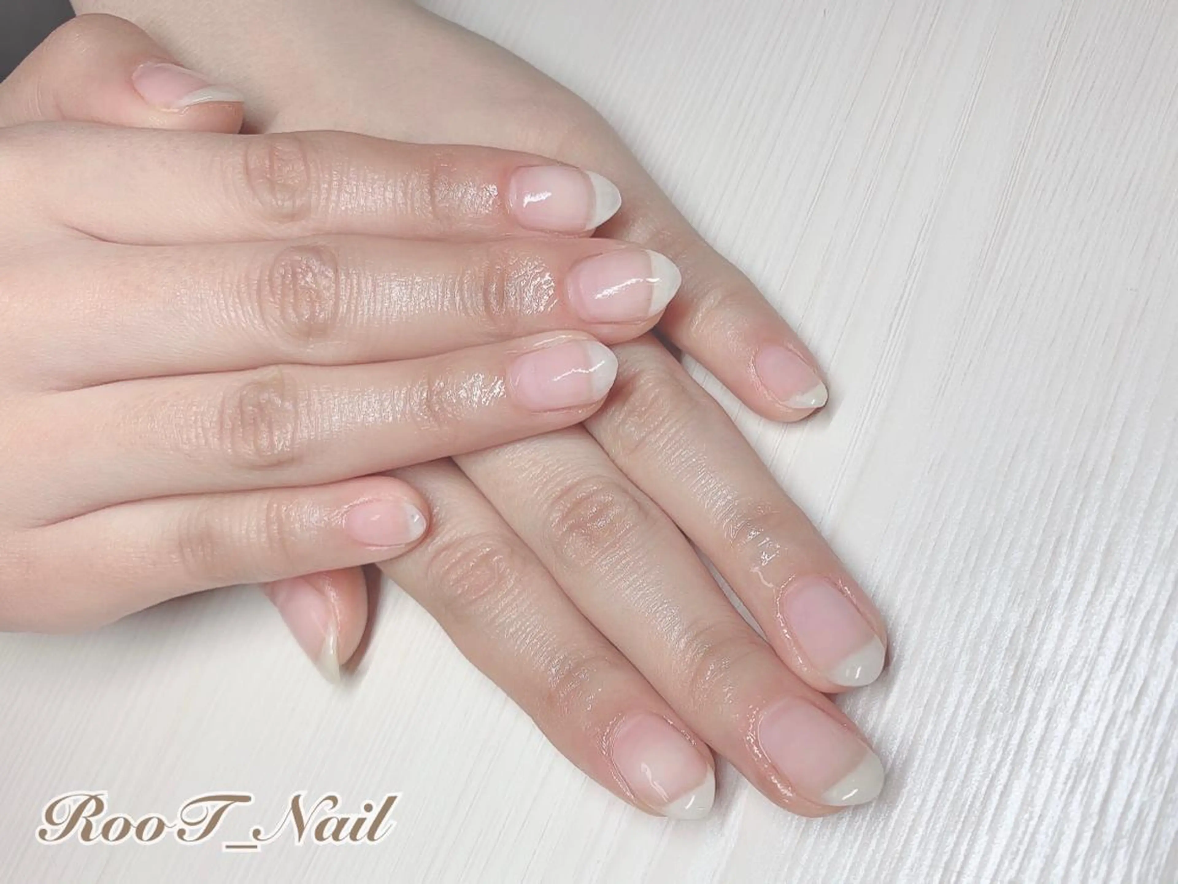 メンズ ネイル クリアネイル ハンドネイル RooT Nailのネイルデザイン