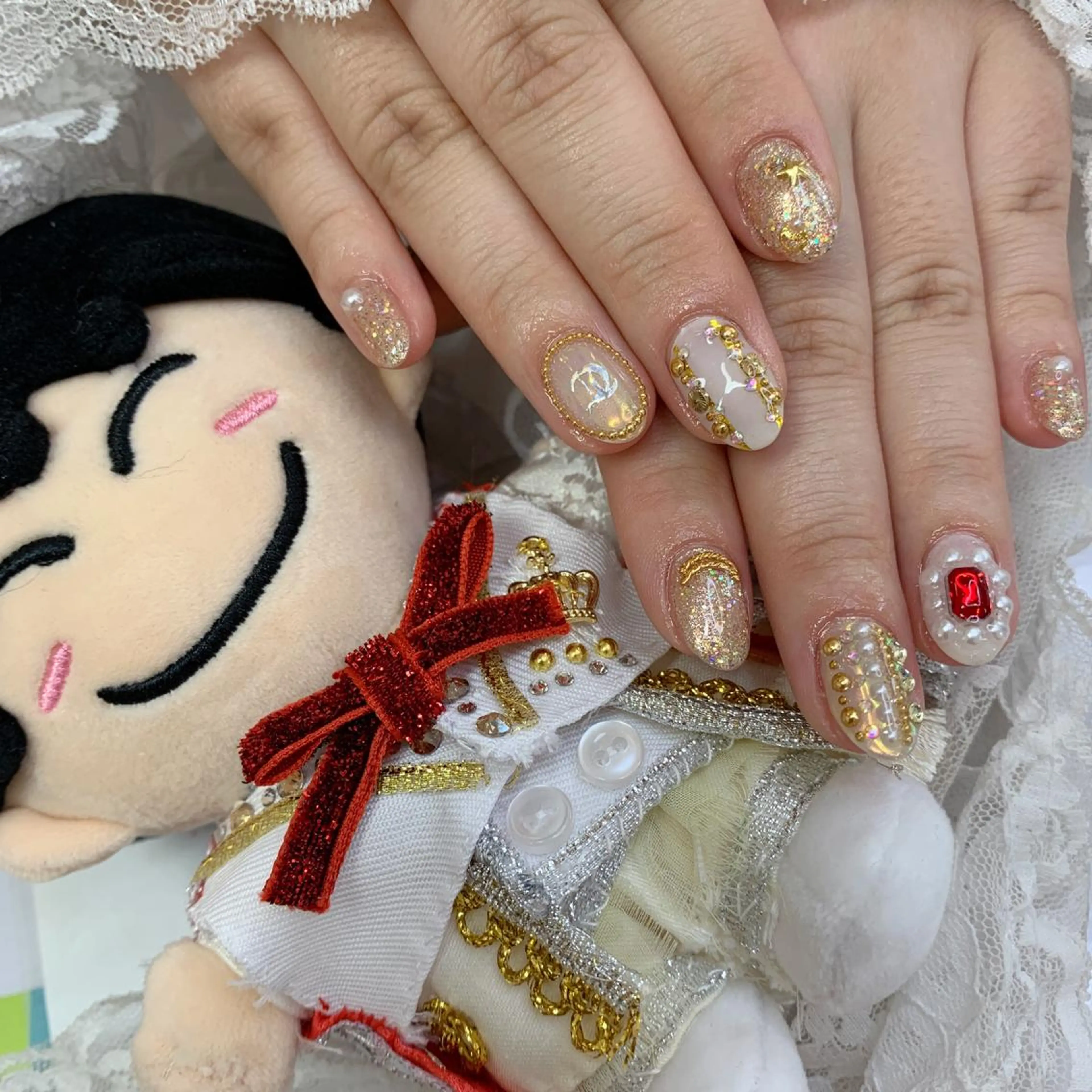 ネイル ハンドネイル La neige* yuki 🥯🍑のネイルデザイン