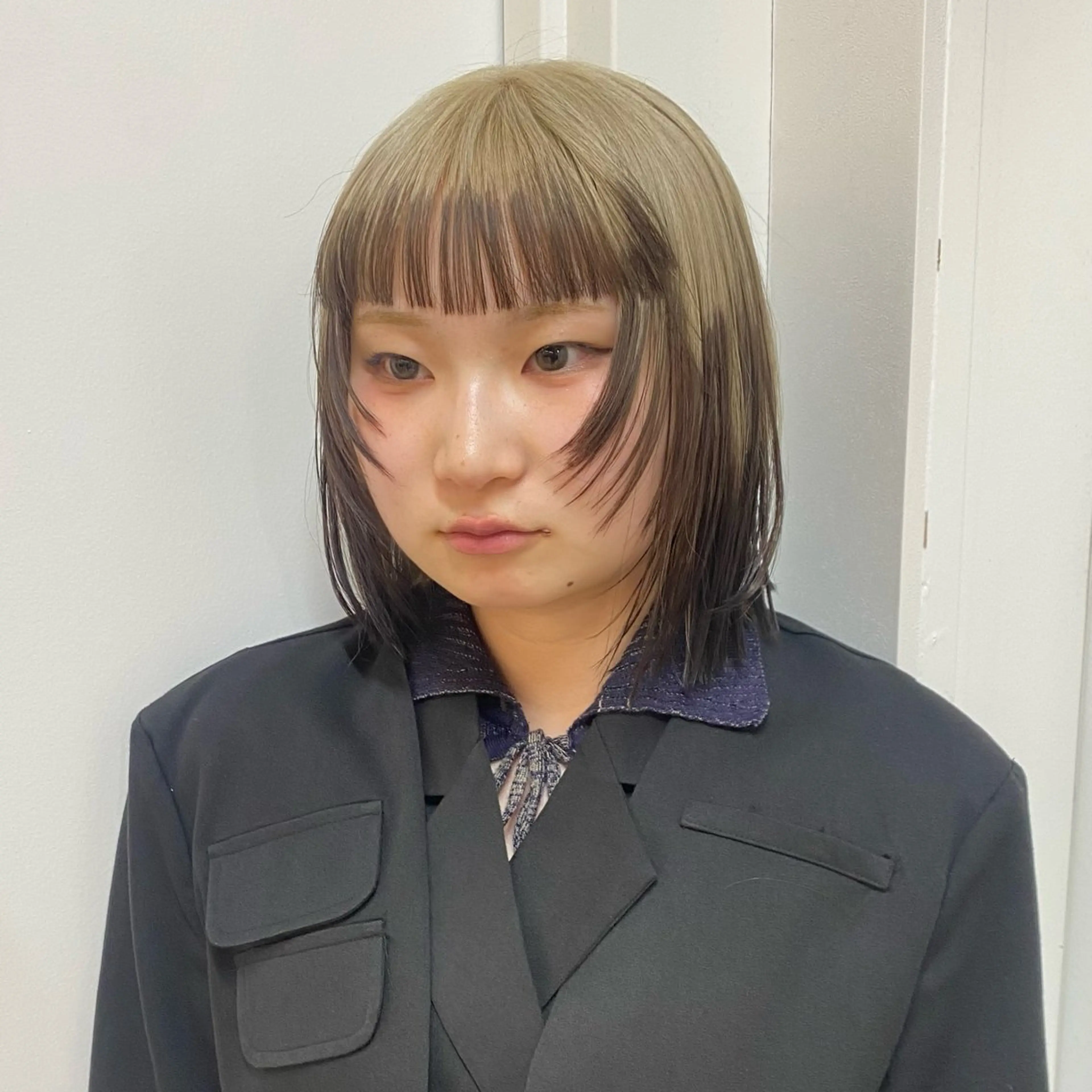 ミディアム ヘアカラー トリートメント nyu +ＺSALON【ニュープラスゼットサロン】所属・木村 夢のヘアスタイル