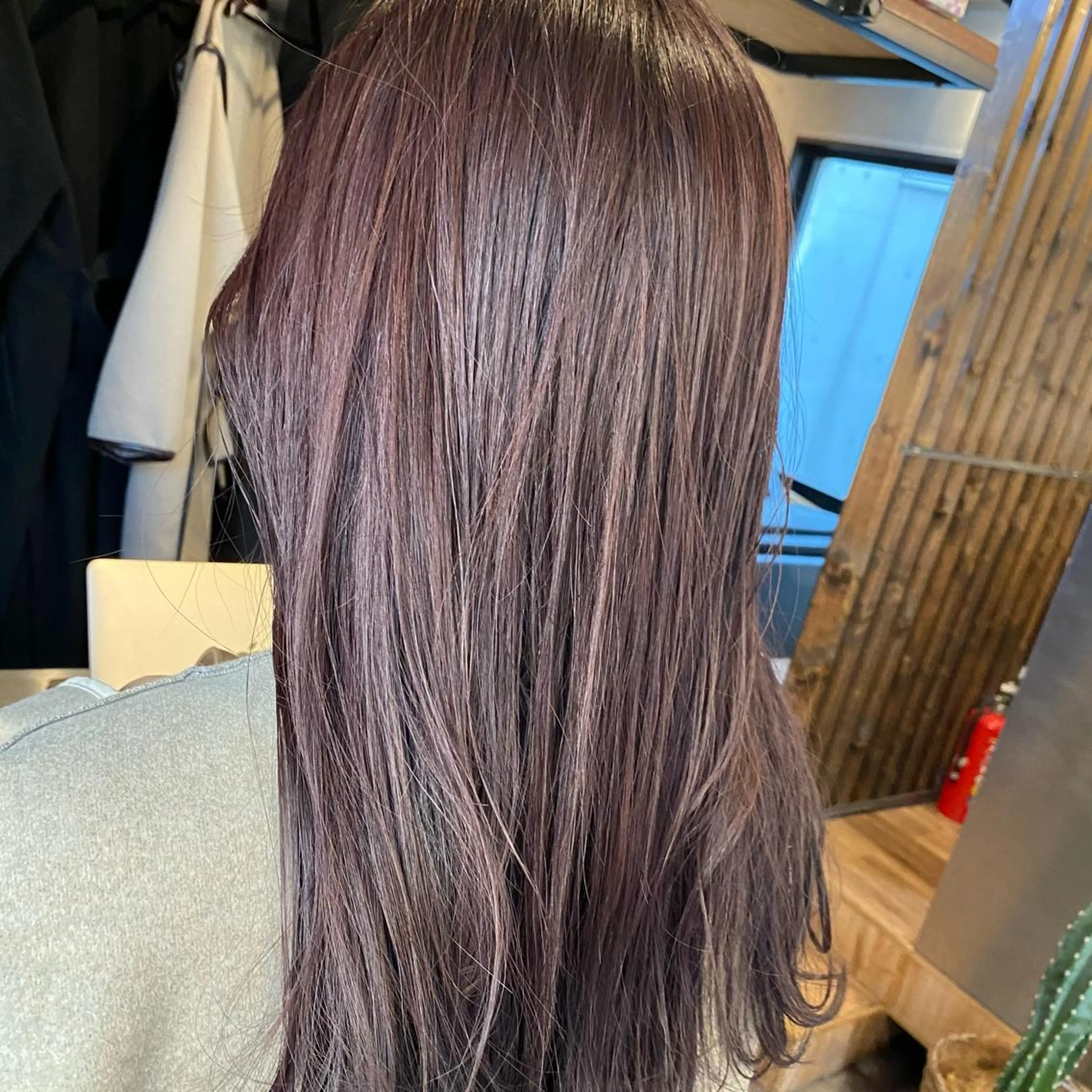ロング カラー 艶髪ブリーチ 永井竜也のヘアスタイル