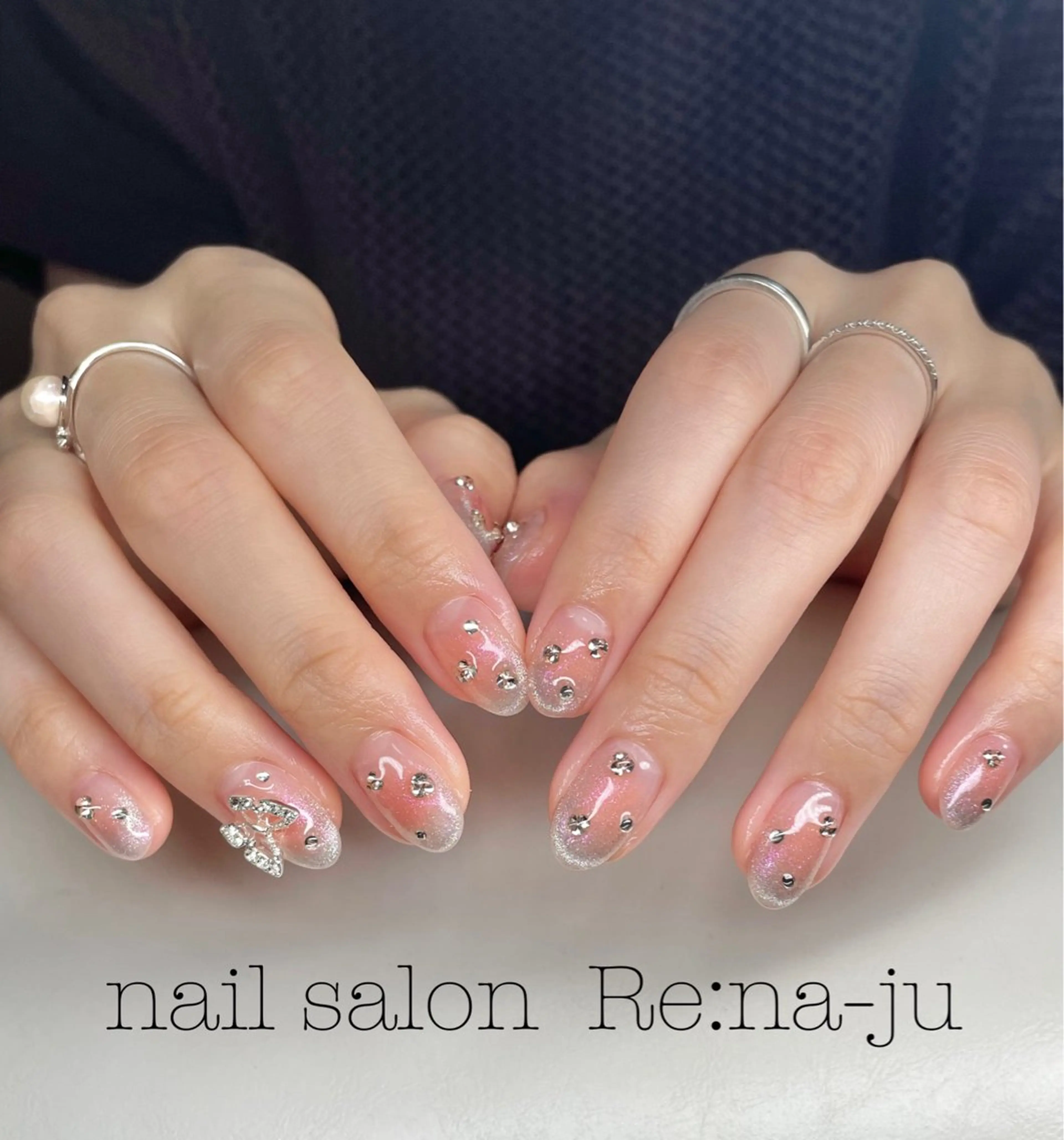 ネイル 持ち込み ハンドネイル nail salon Re:na-juのネイルデザイン