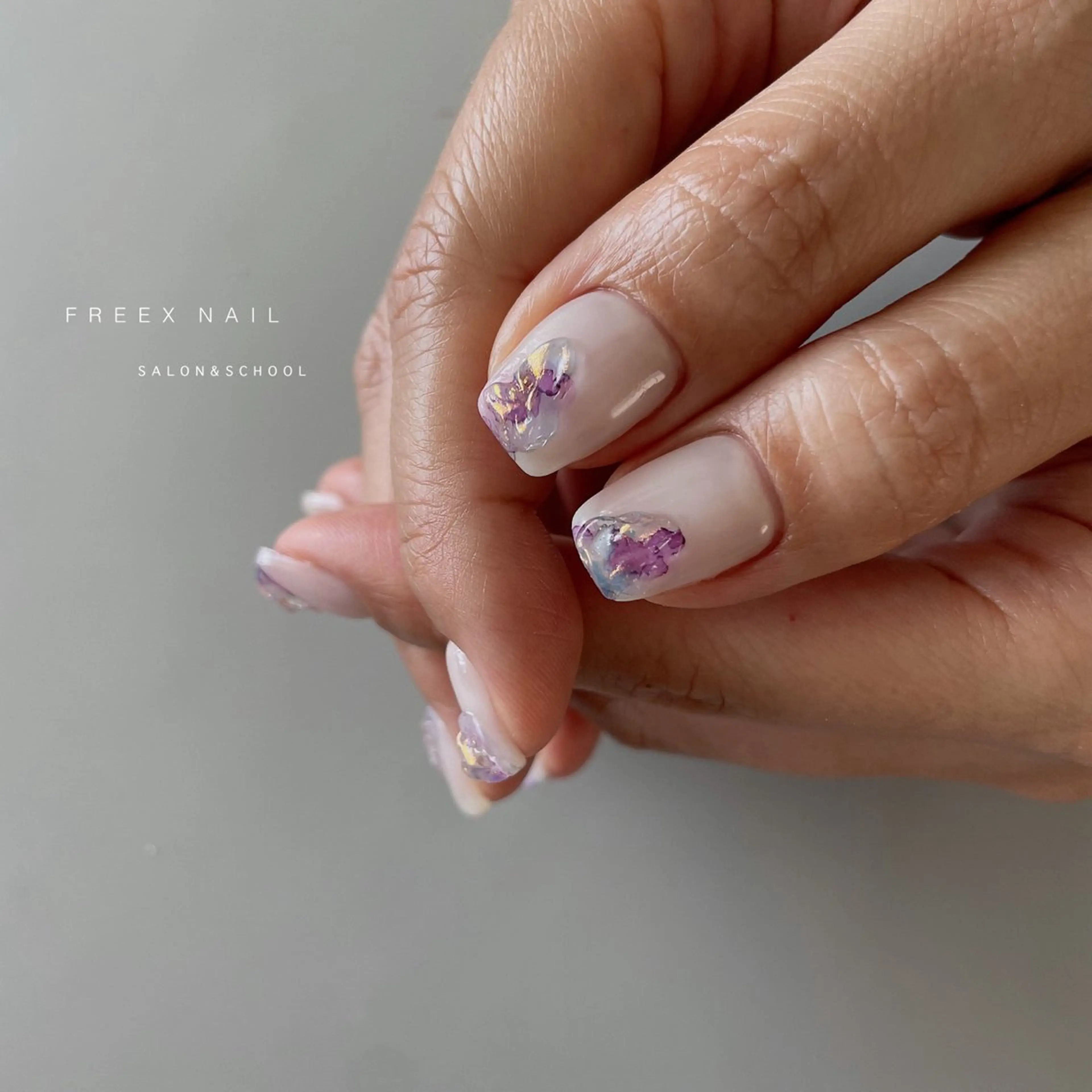 ネイル オフィスネイル ハンドネイル ハンドケア Freex nail所属・freex nail /ニュアンス/個性派のネイルデザイン