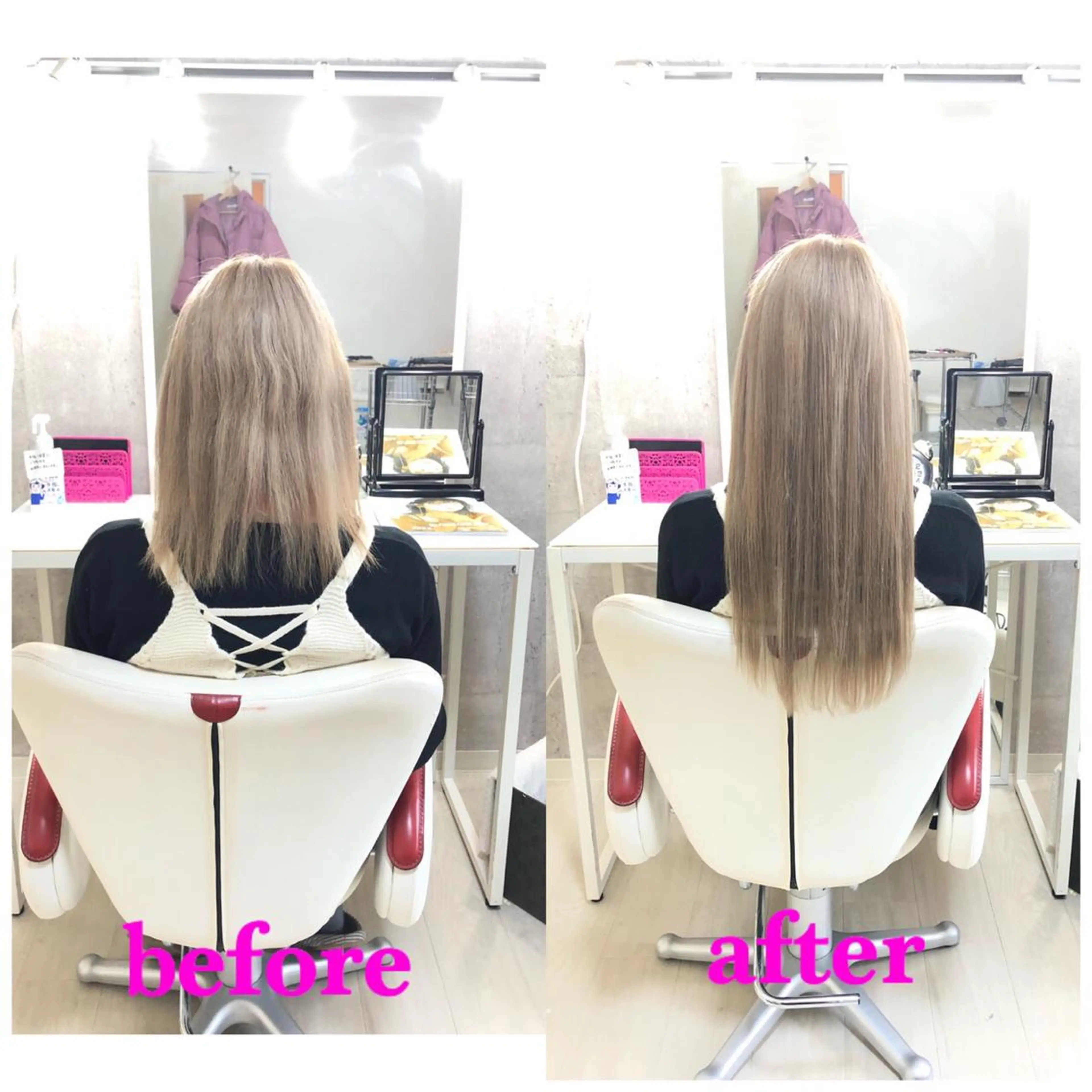 ロング エクステ ドレスアップ心斎橋店所属・🌸ドレスアップ 心斎橋店🌸のヘアスタイル