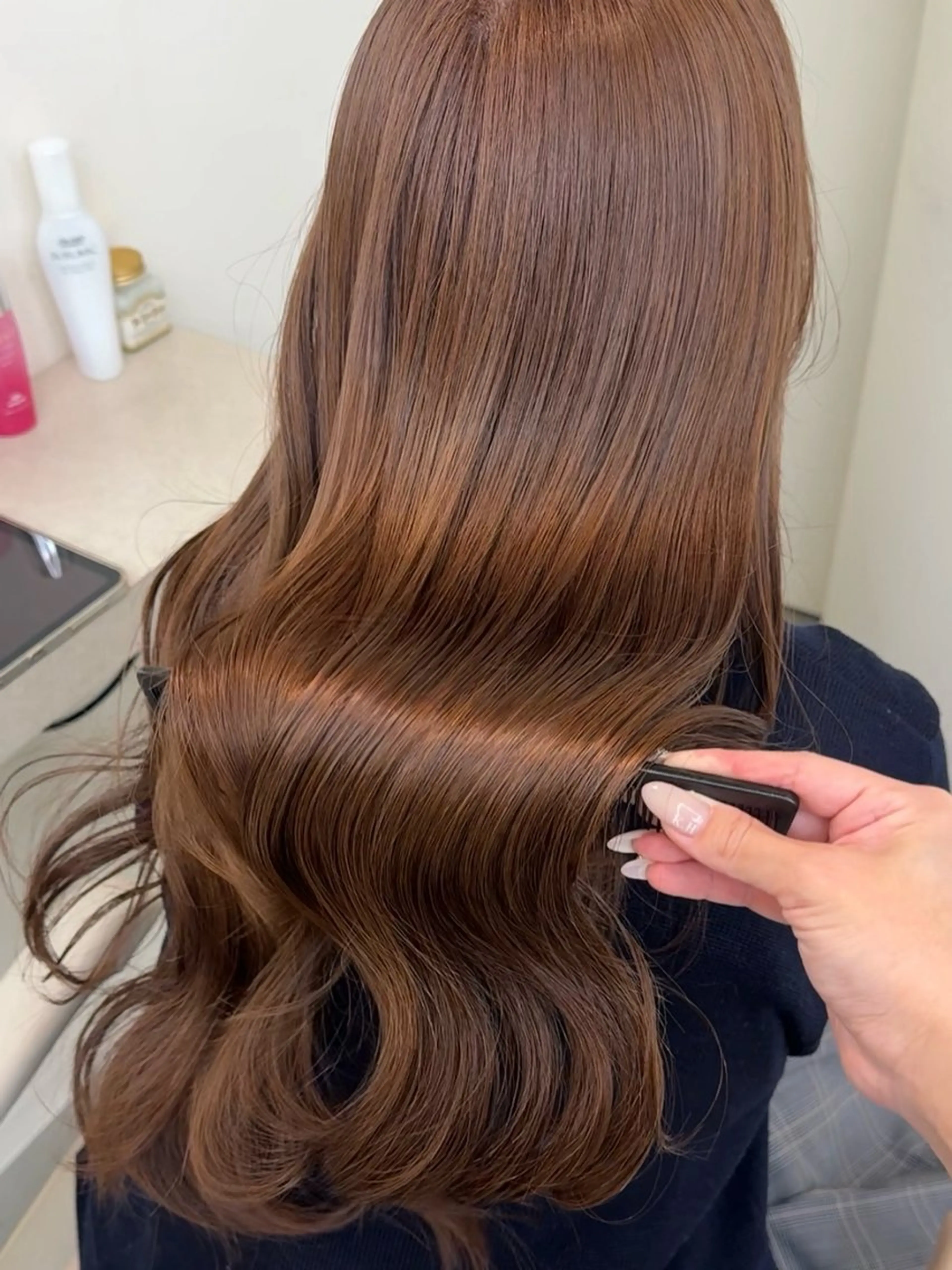 カラー ブリーチ ブリーチなしカラー Meena by urban.所属・艶カラー/髪質改善 /名駅/KONOKAのヘアスタイル