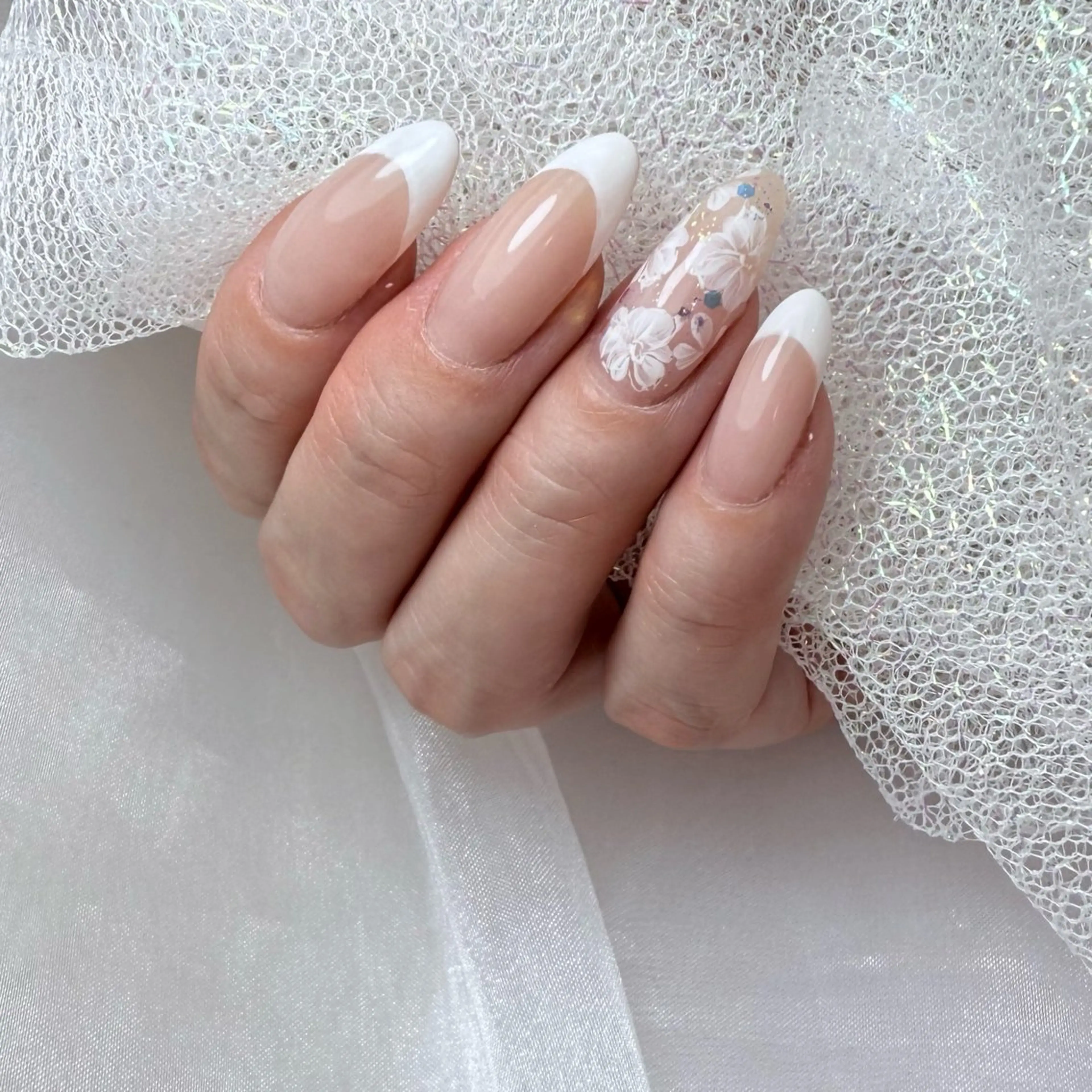 ネイル アートネイル フラワーネイル フレンチネイル 韓国ネイル オフィスネイル ハンドネイル Atelier Joie所属・Nail salon アトリエジョワ　金山のネイルデザイン