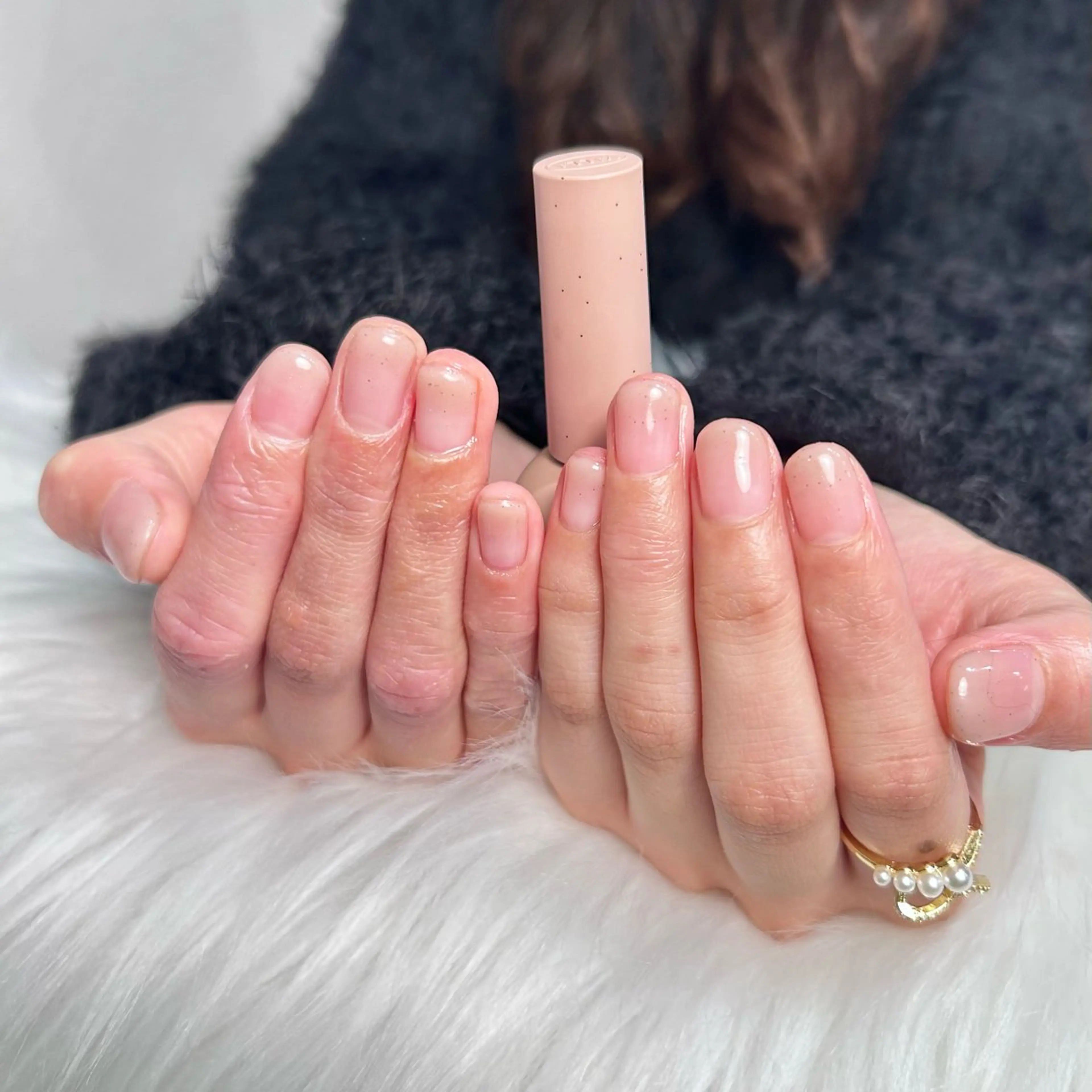 ネイル ジェルネイル グラデーション Lycka miyuのネイルデザイン