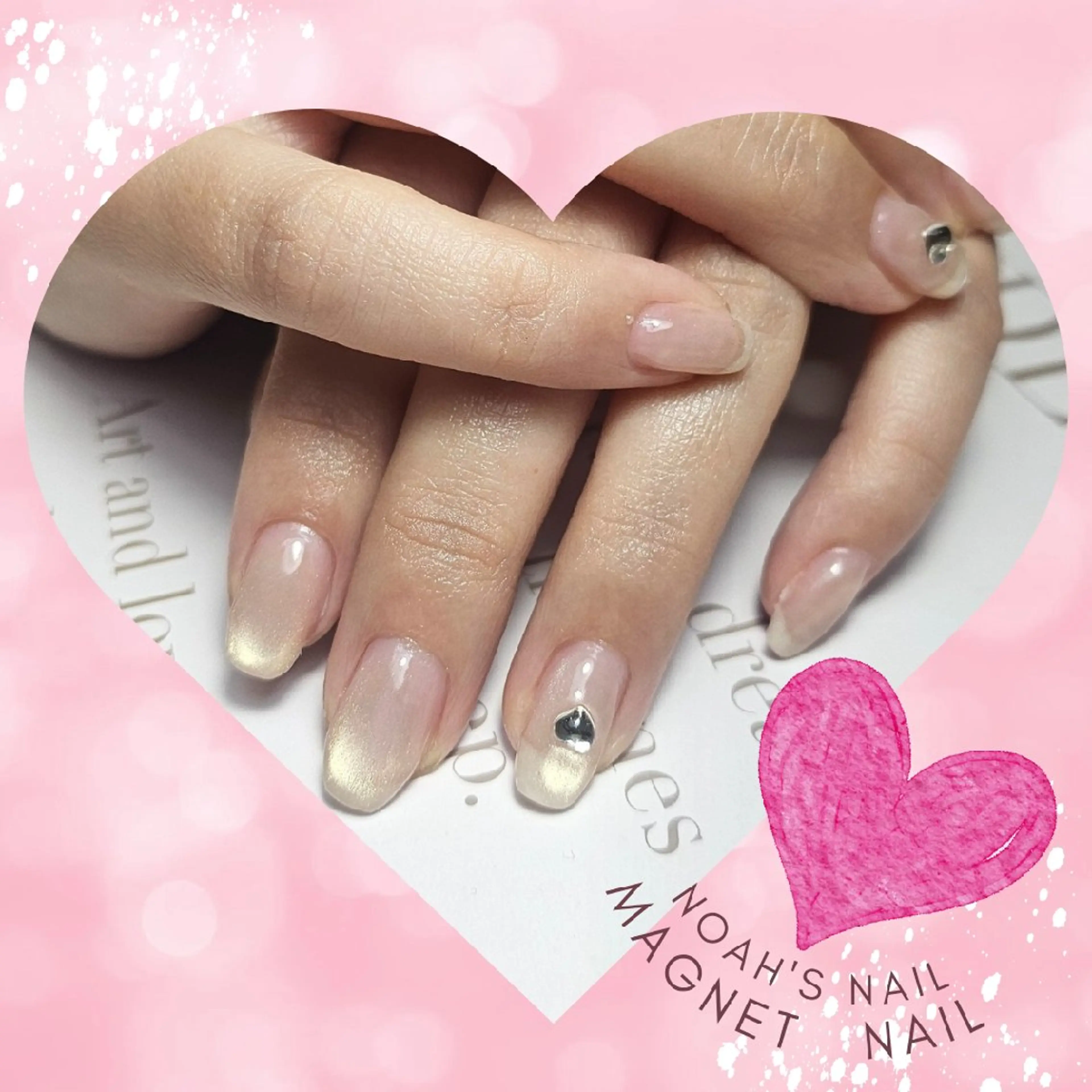 ネイル マグネットネイル ハンドネイル Noah'snail   のネイルデザイン