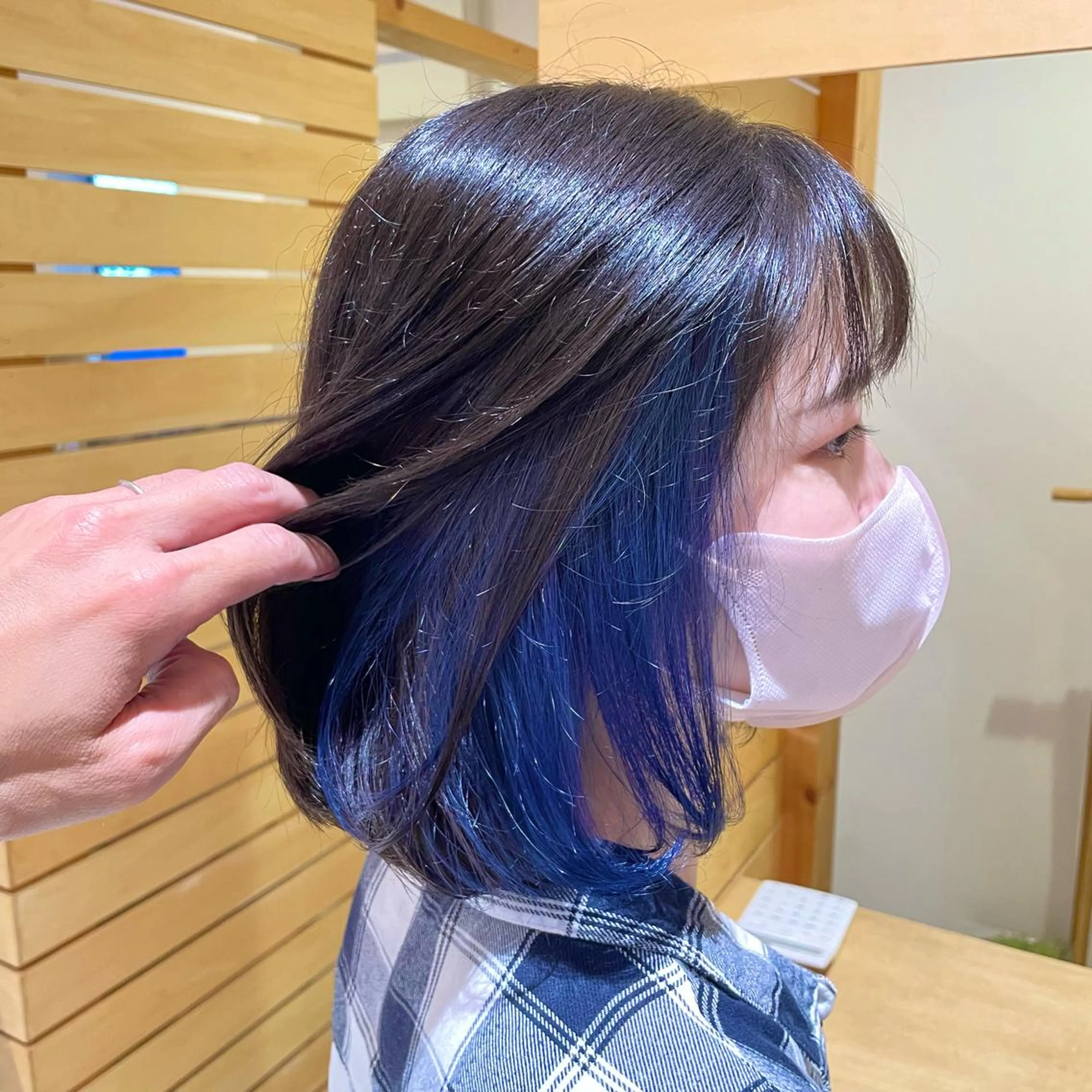 ミディアム カラー ブリーチ ヘアカラー トリートメント RUBEUS【ルベウス】所属・✨艶々カラー🎨 杉本賢人のヘアスタイル