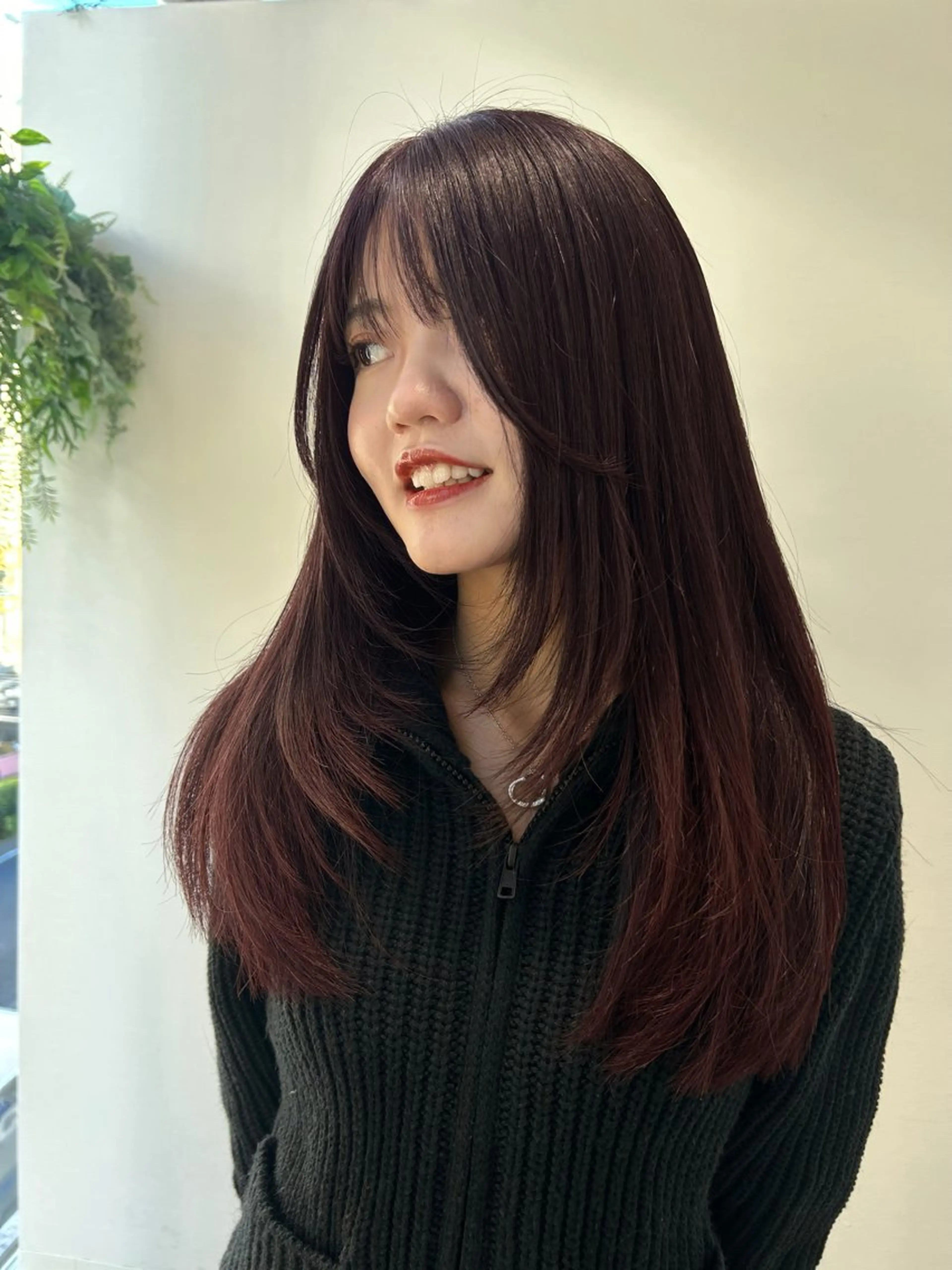 ロング カラー 似合わせ前髪/ 小顔カット🎀そうのヘアスタイル