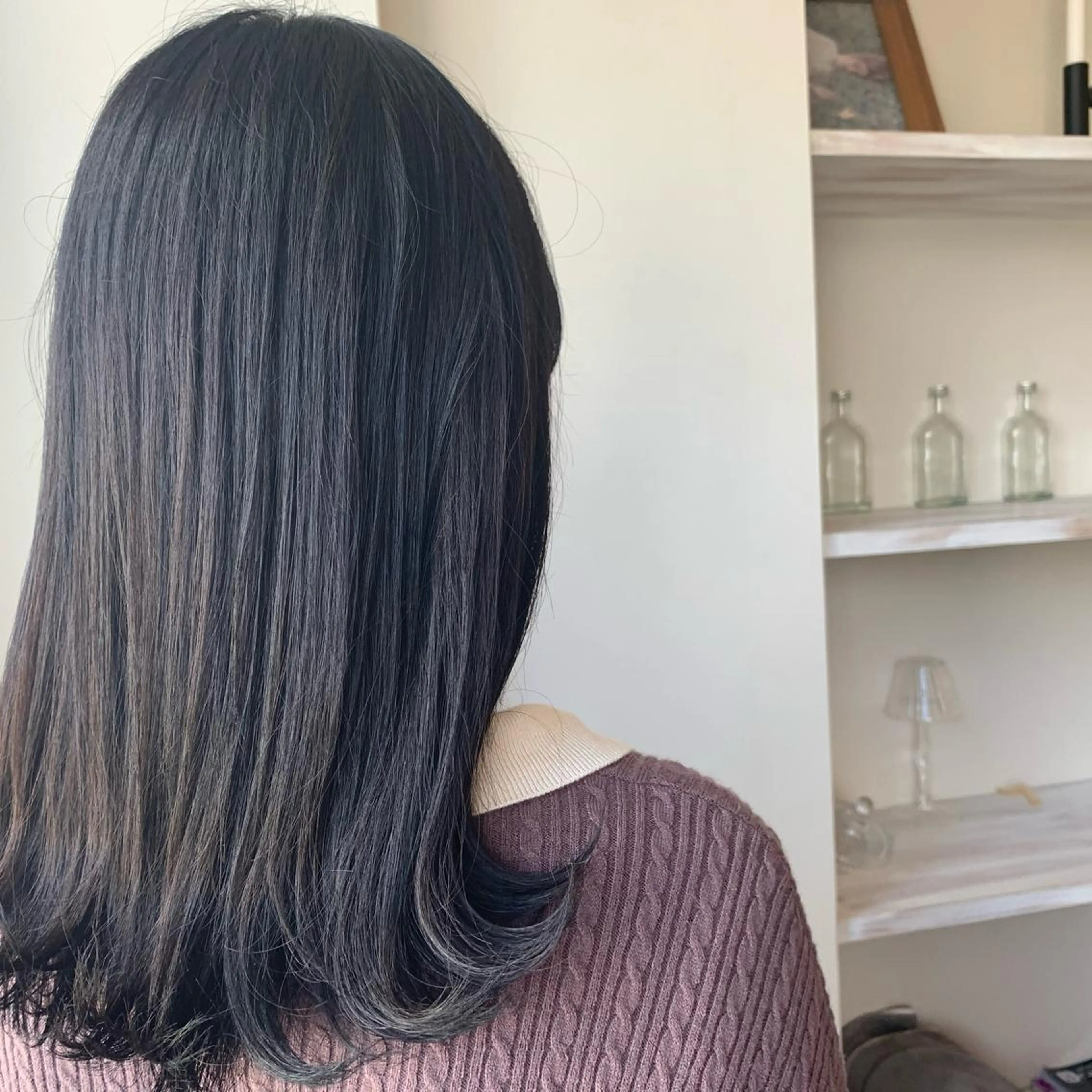 セミロング カラー ボブウルフ／ボブ Satsuki【名駅のヘアスタイル