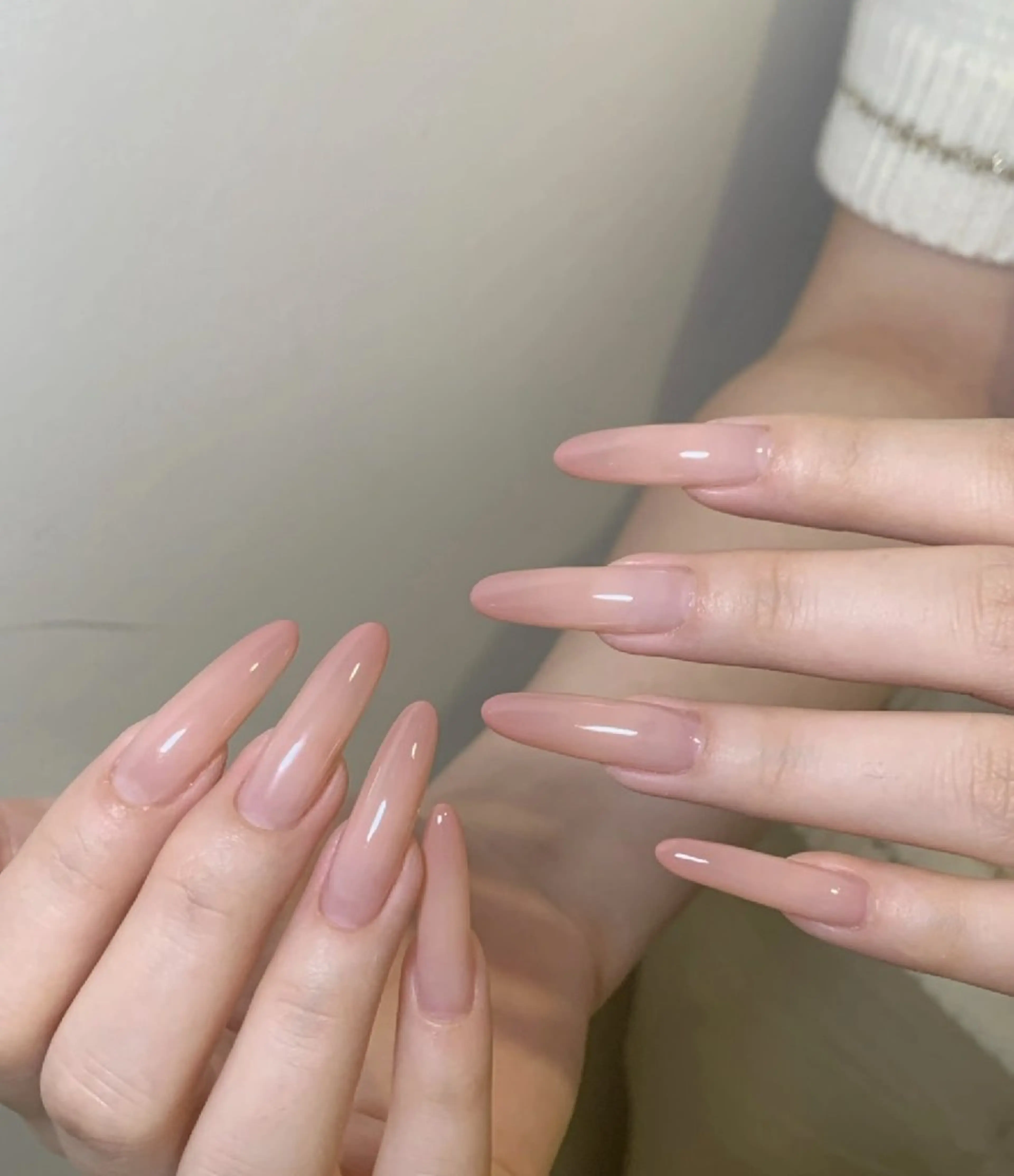 【長さだし】チップスカルプグラデーション(ラメグラ/カラグラ)の写真