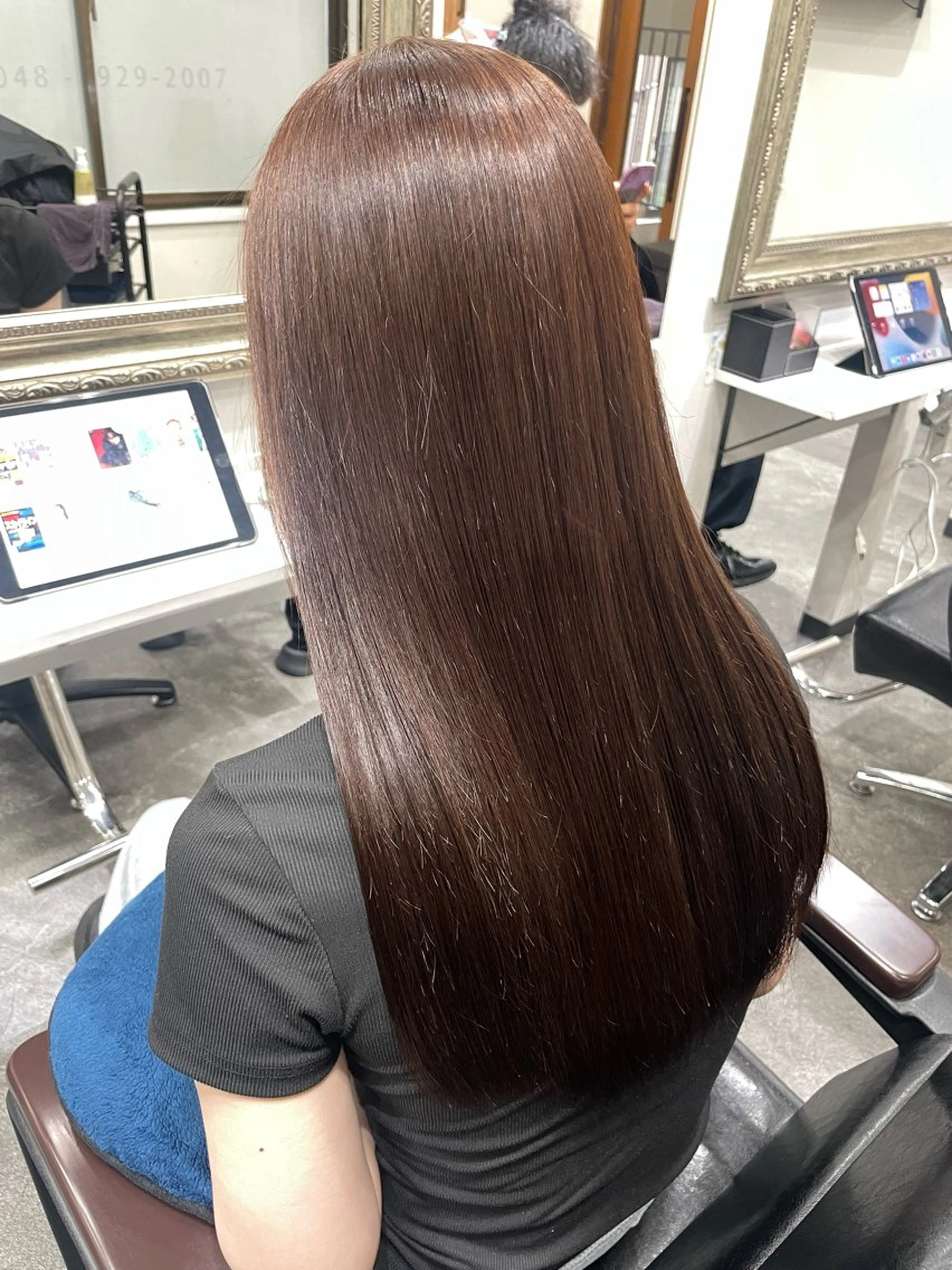 ロング トリートメント カット ヘアカラー トリートメント 五十嵐 満梨奈のヘアスタイル