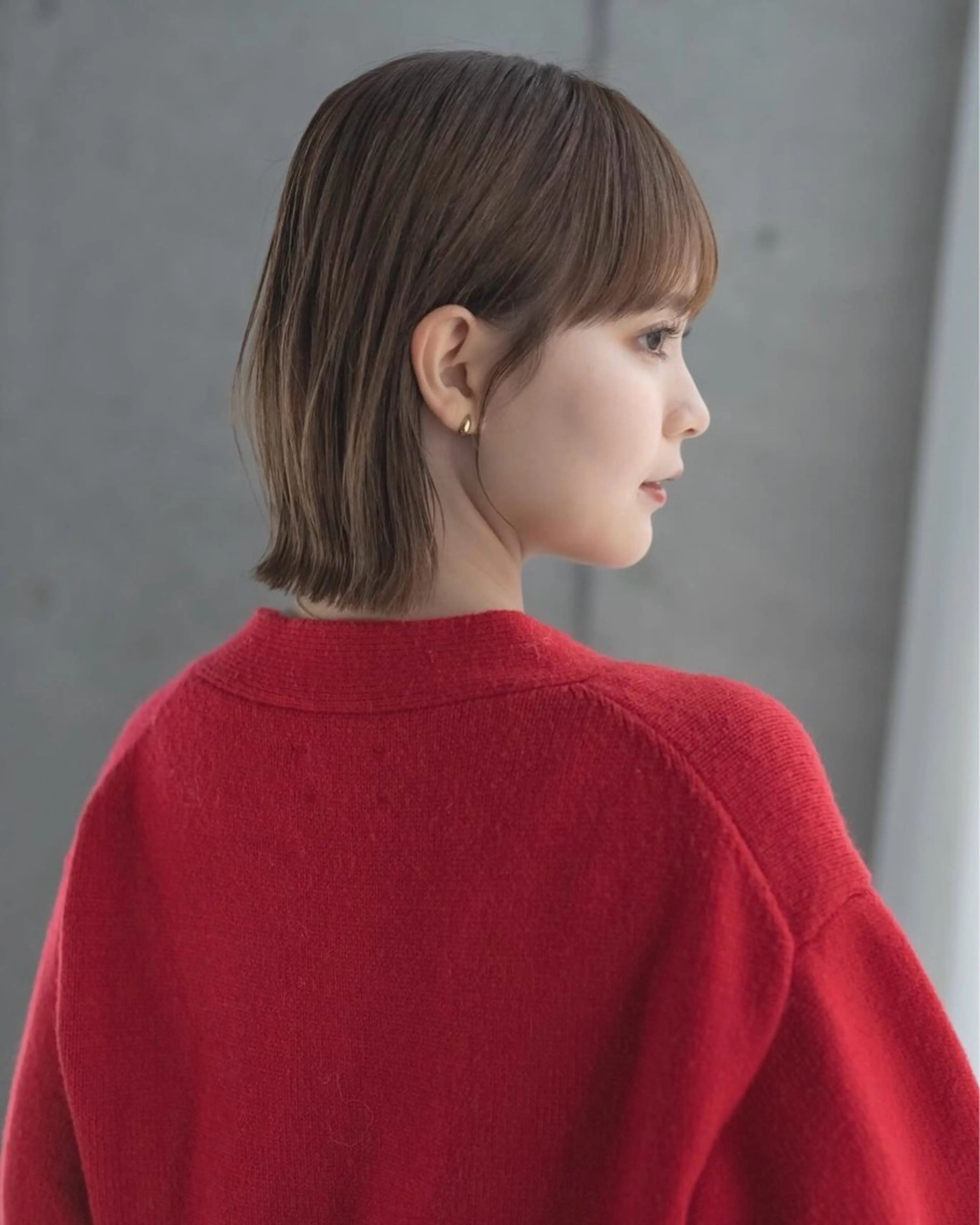 ショート ボブ レイヤーカット COA GINZA所属・マコ / ボブカット /前髪顔まわりカットのヘアスタイル