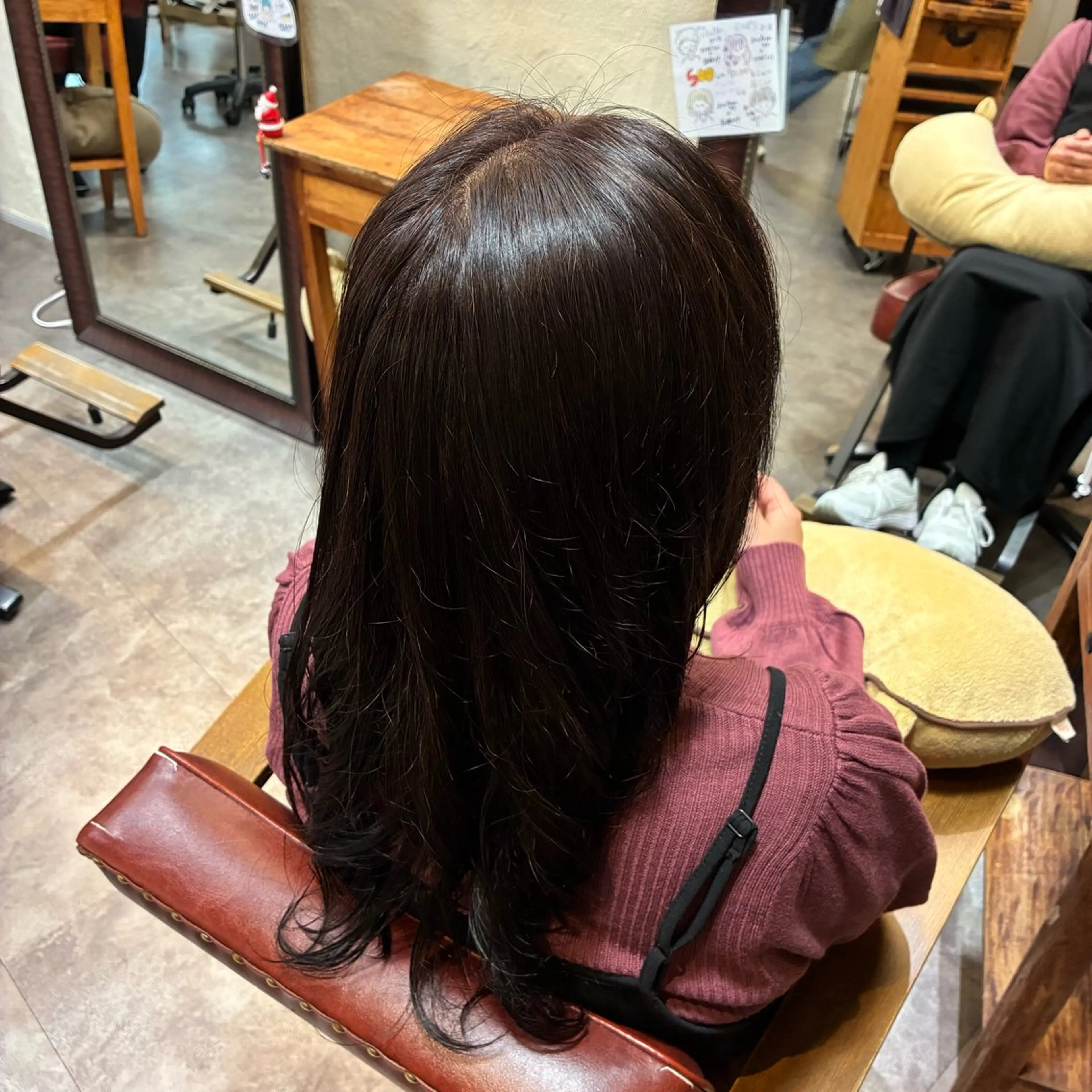 ロング カラー ラベンダーカラー 若林 美帆のヘアスタイル