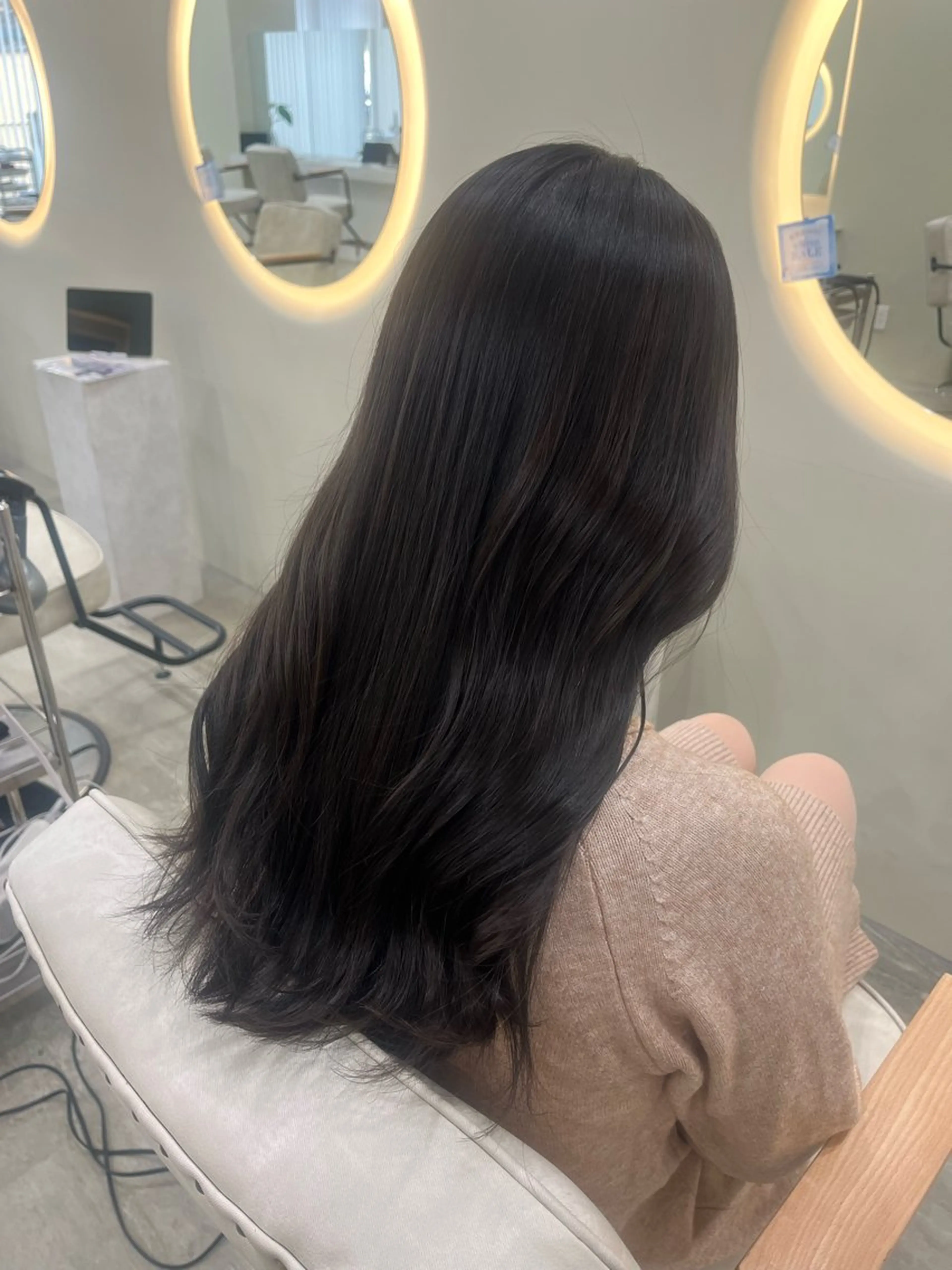 ロング カラー ヘアカラー uni/haruhi ☀️透明感カラーのヘアスタイル