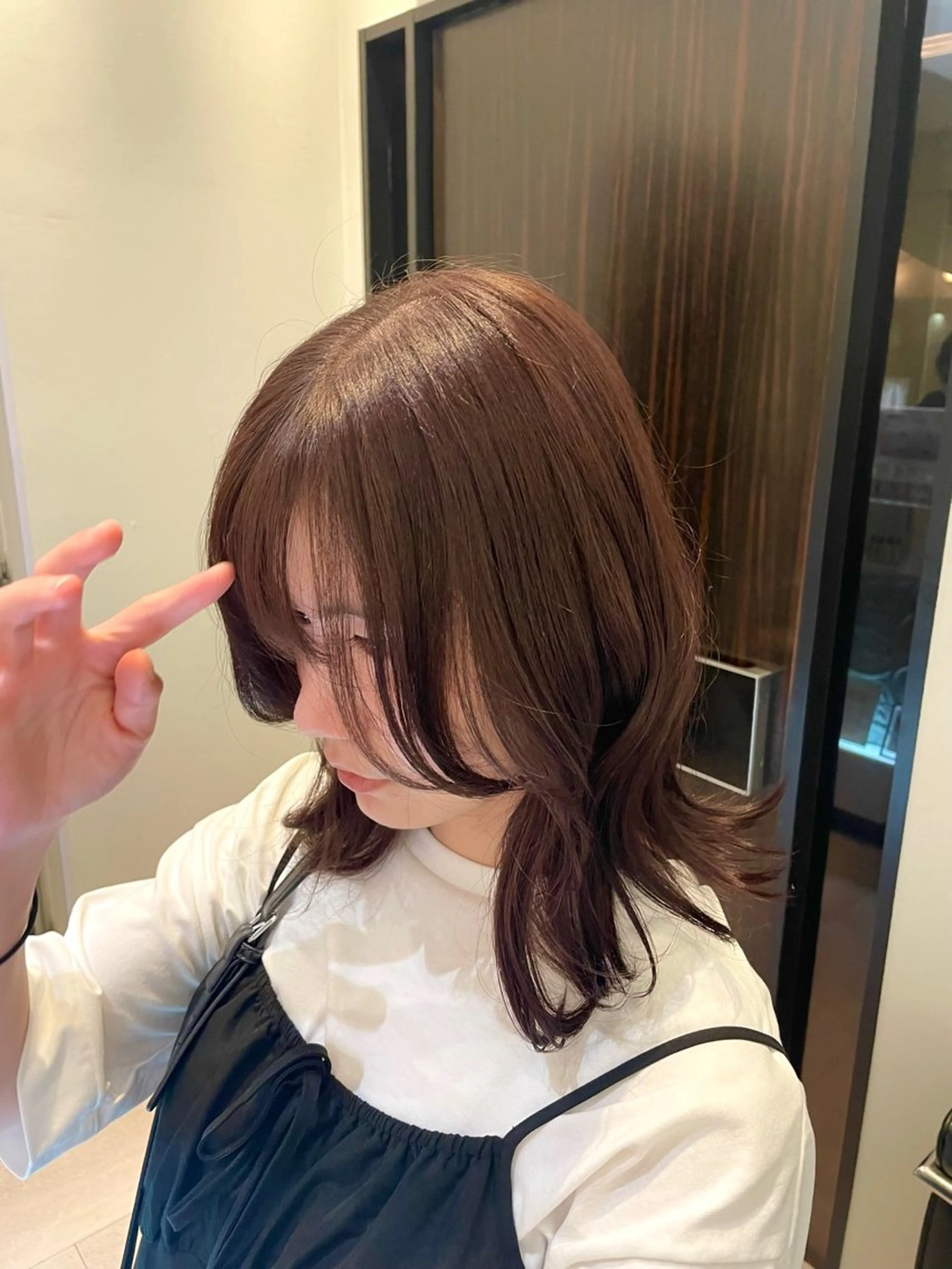 カラー GIEN所属・田中 瑞希のヘアスタイル