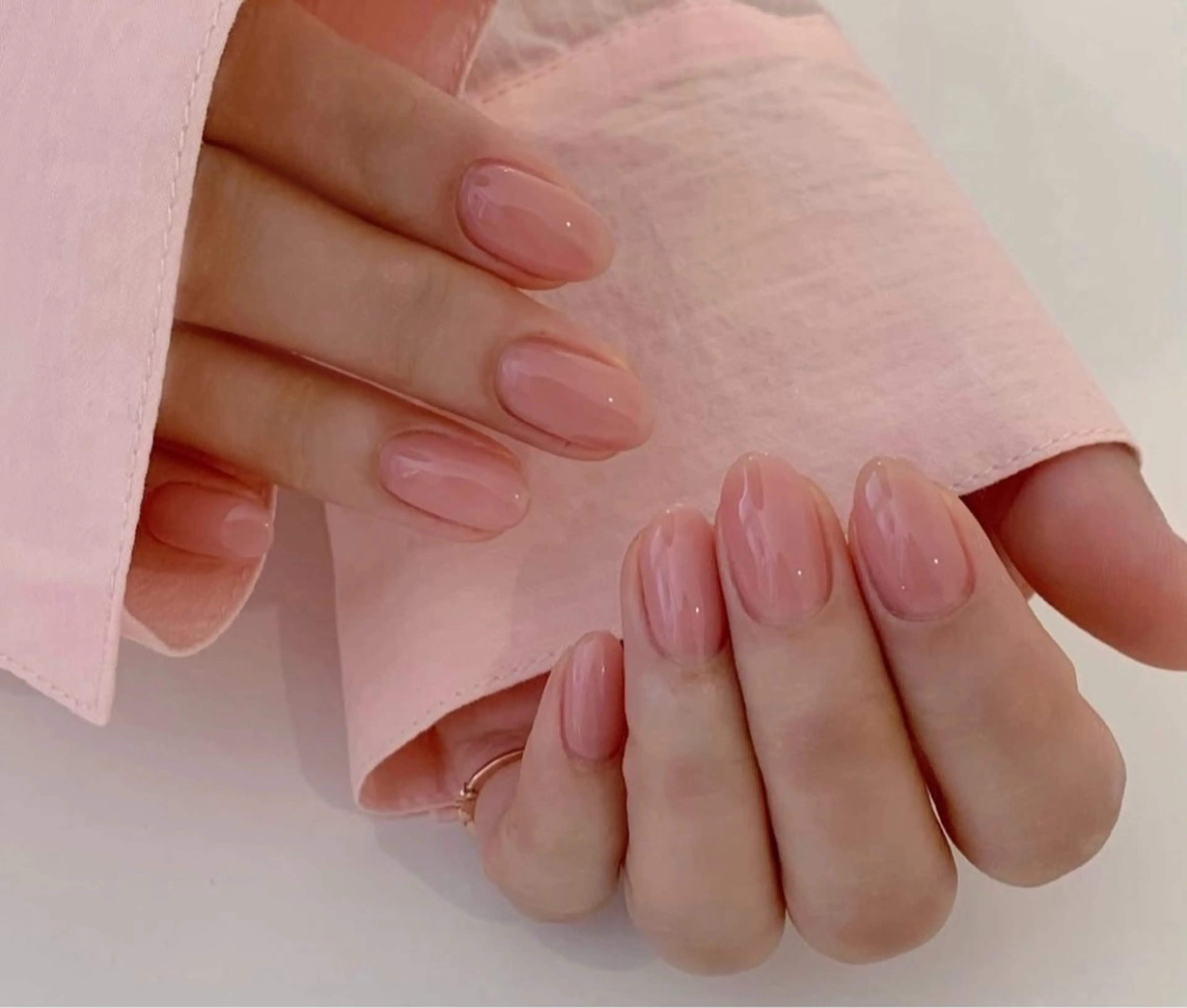 【新規・リピーター様おすすめ】🇰🇷K-Beautyワンカラー✨透明感×韓国っぽツヤ感💅大好評シンプルデザイン💖の写真