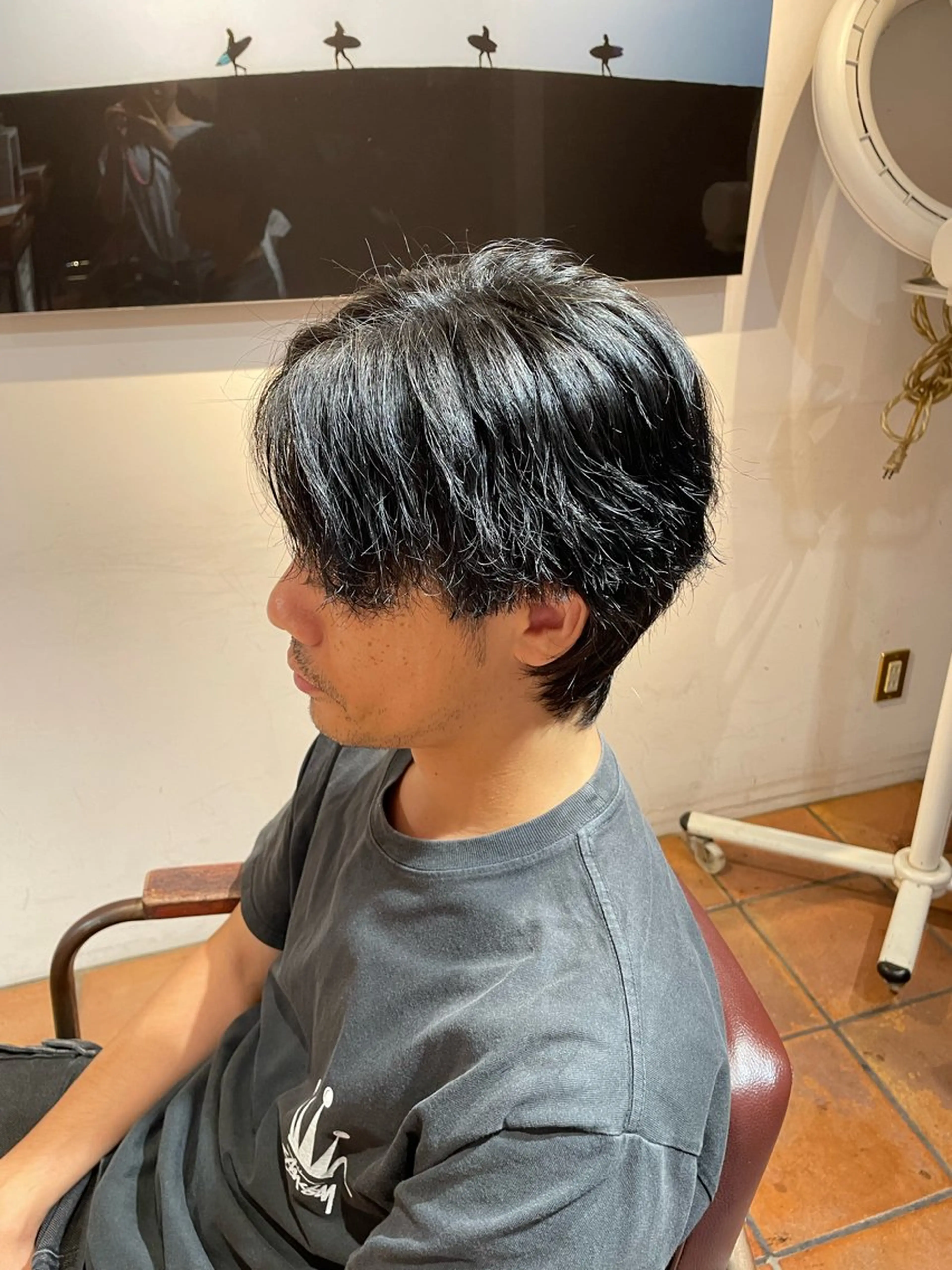 メンズ カット メンズパーマモデル 🌺もえか🌺のヘアスタイル