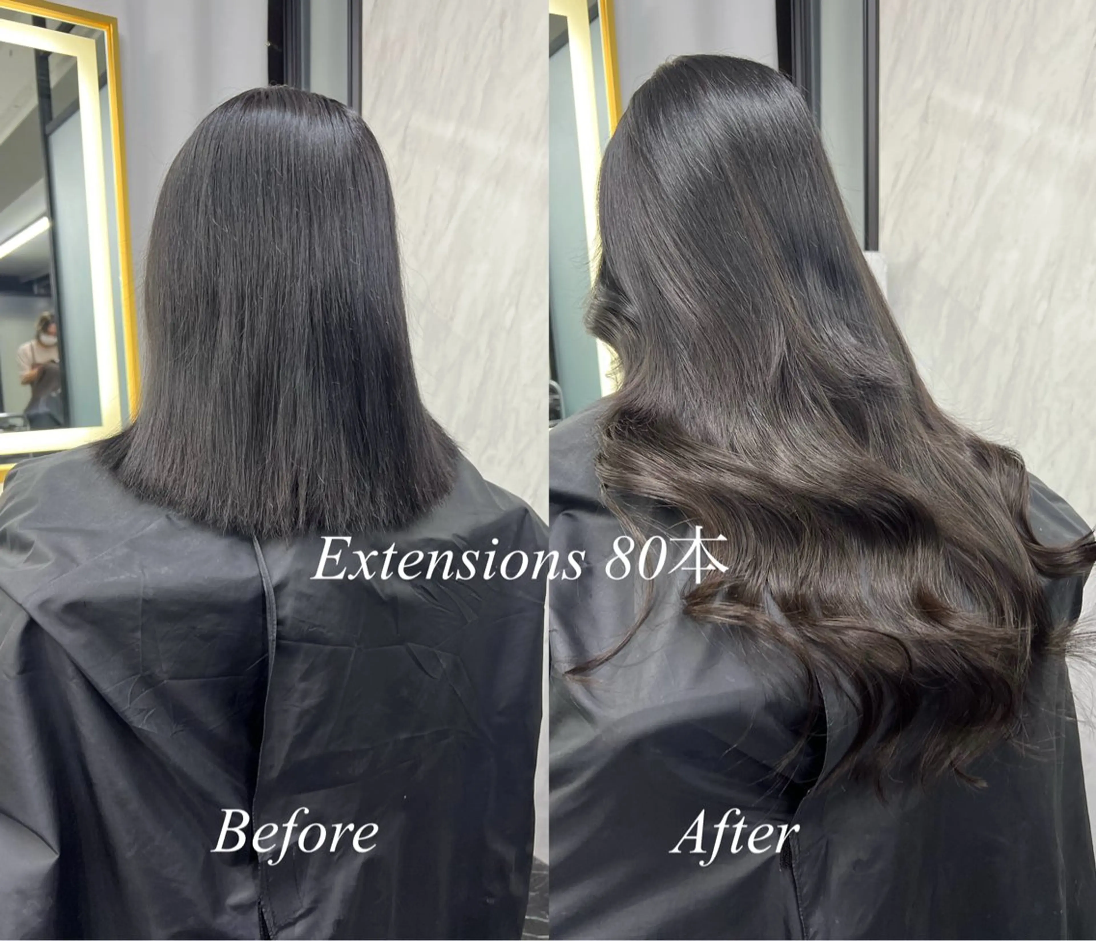 ロング カラー シールエクステ ハイトーンカラー エクステ ヘアカラー エクステ シールエクステ特化 ハイトーン、NANAのヘアスタイル