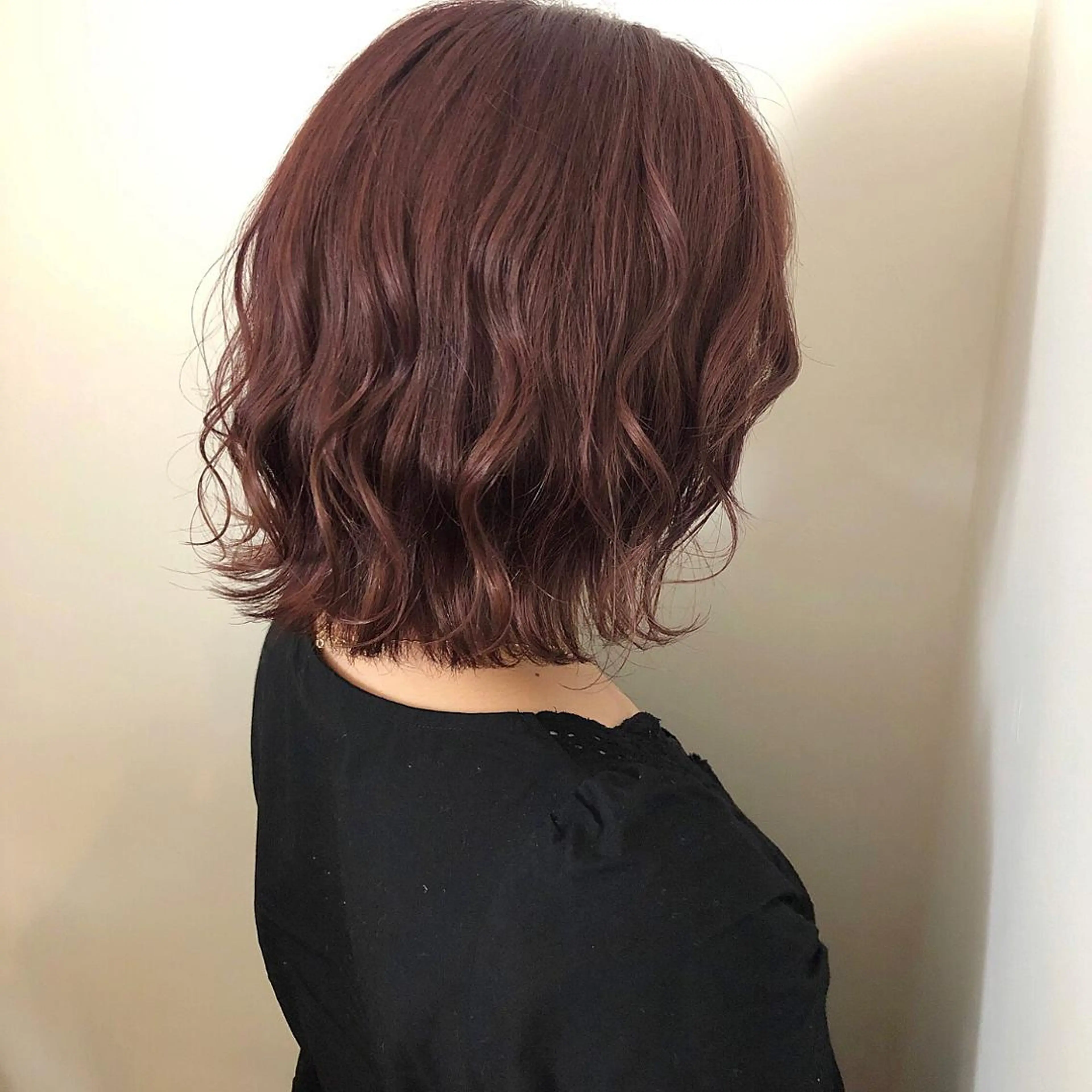 ミディアム カラー ブリーチ カシス ピンクカラー レイヤー/お顔まわり 暖色カラー🍑Amiのその他イメージ