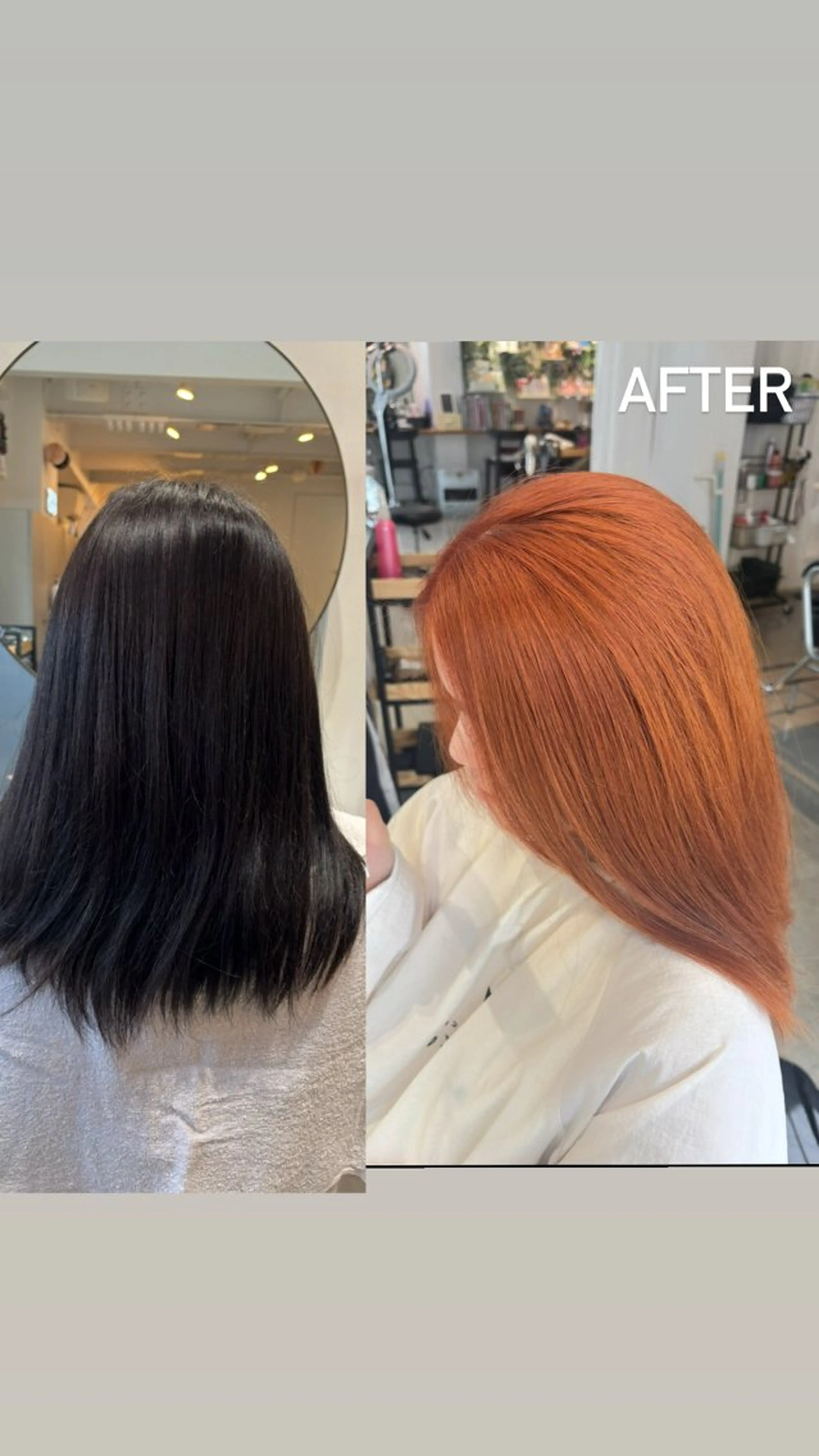 セミロング カット ヘアカラー APREKO JURIAのヘアスタイル