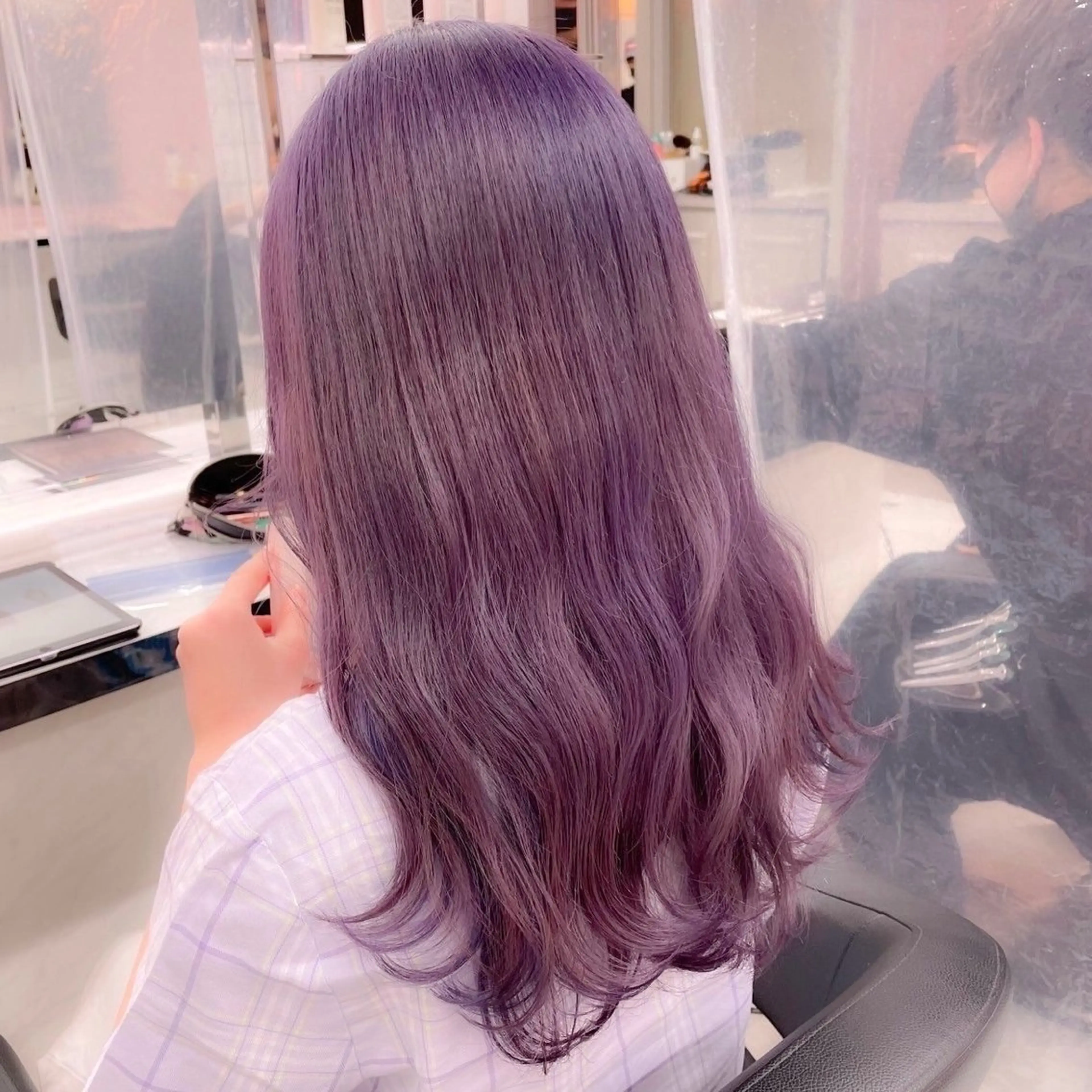 ミディアム カラー 🎀🧁ダメージレス 艶髪カラー🧁🎀のヘアスタイル