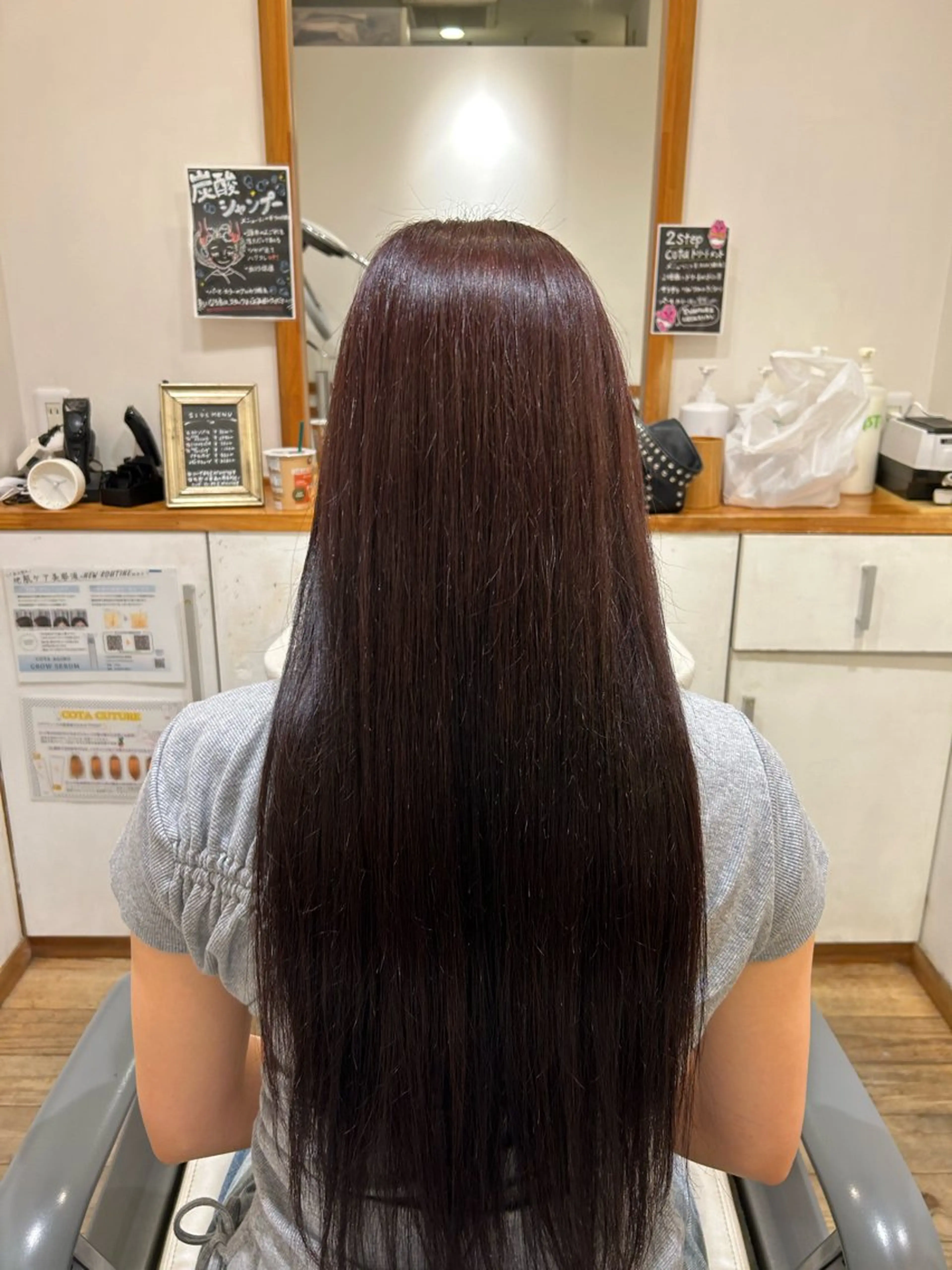 ロング カラー バイオレットカラー ROSSO 川口店 木村 舞衣のヘアスタイル