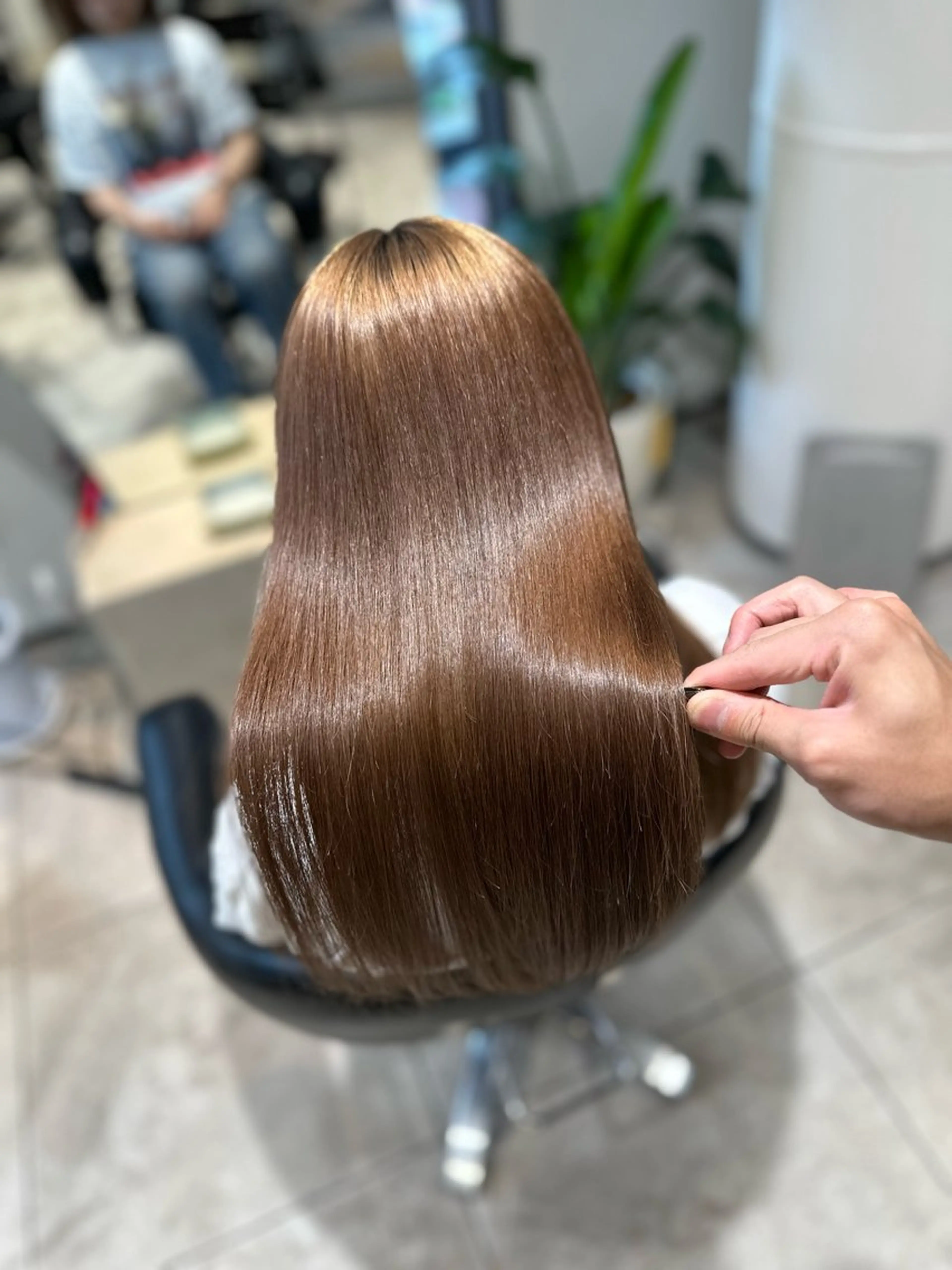 ロング パーマ 🫧美髪縮毛矯正🫧 横山 遥のヘアスタイル