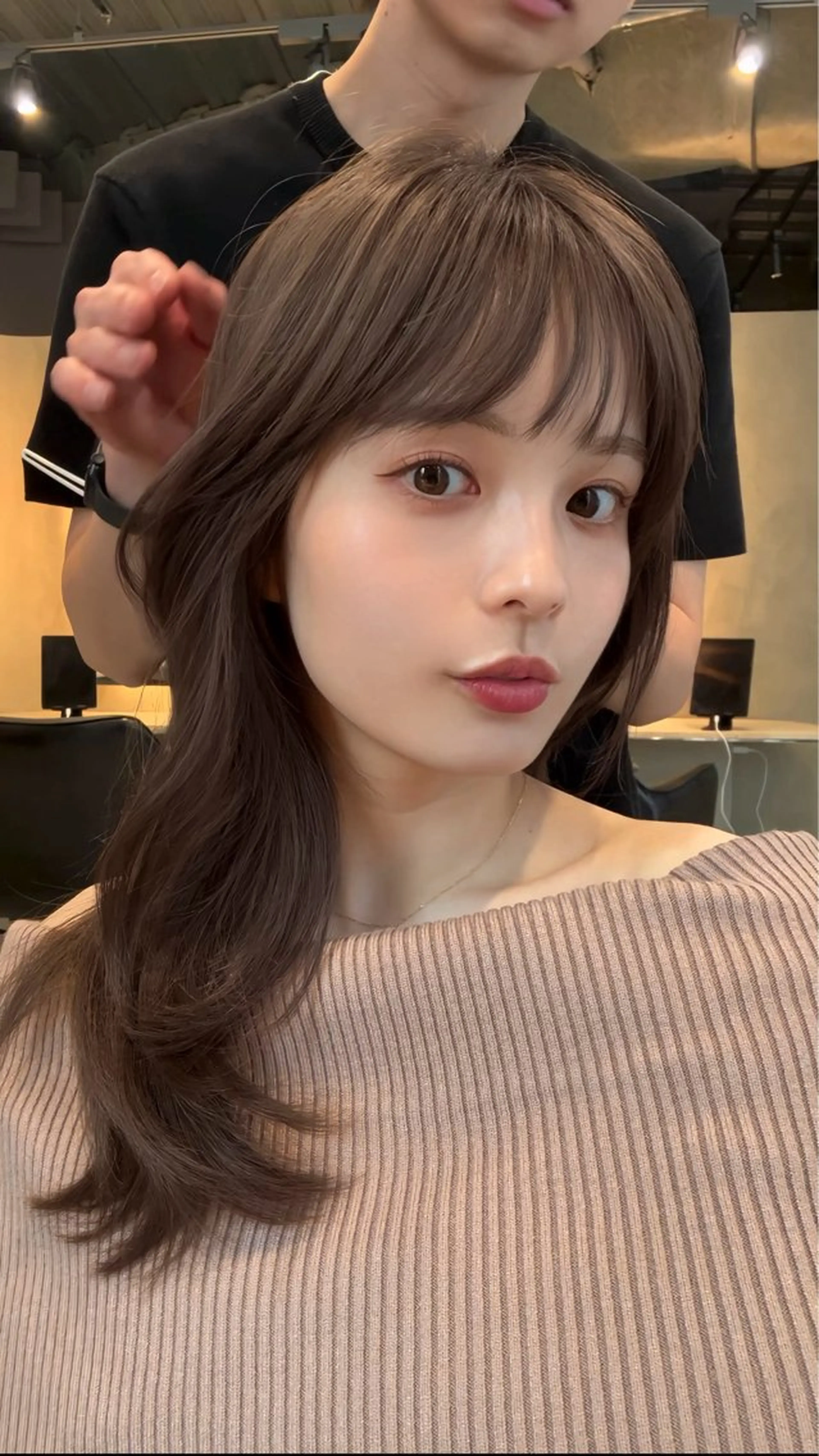 セミロング レイヤーカット LEANE THE TOKYO所属・レイヤーカット無料/ 青山/荒谷進介のヘアスタイル