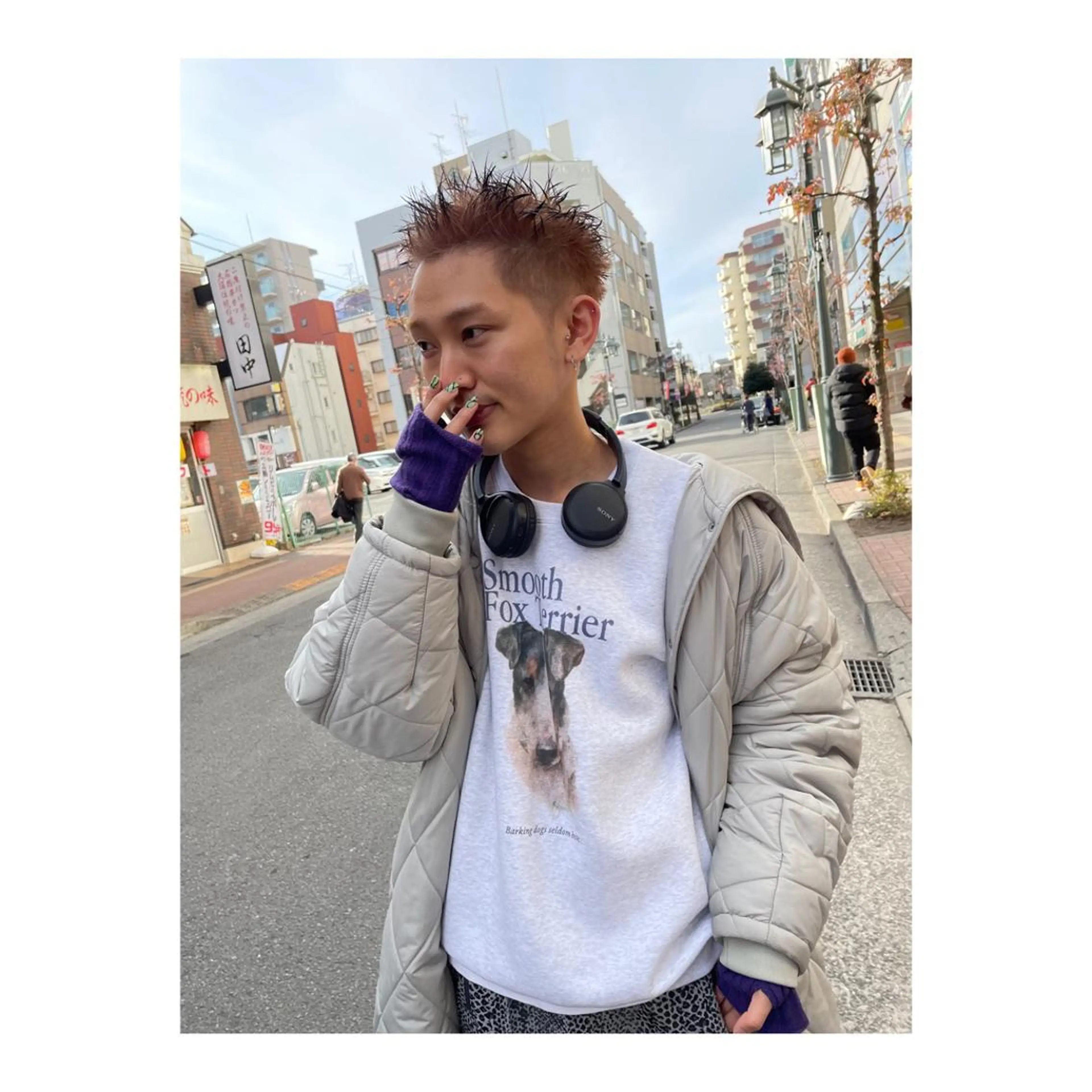 ショート カラー メンズ カット ヘアカラー ange☞ soutaのヘアスタイル