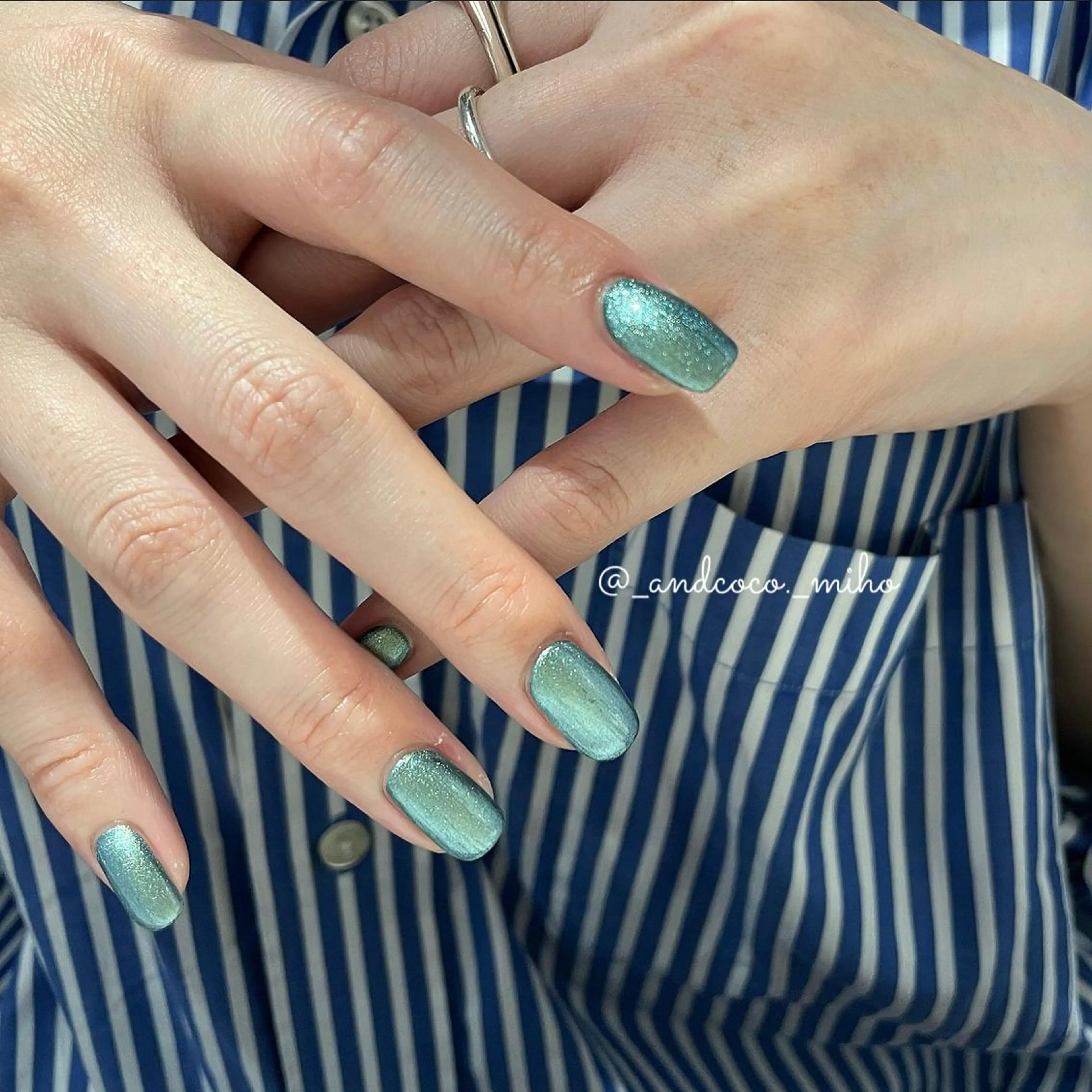 ネイル ハンドネイル And  & coco. eyelash & nail所属・Nailist〻 mihoのネイルデザイン