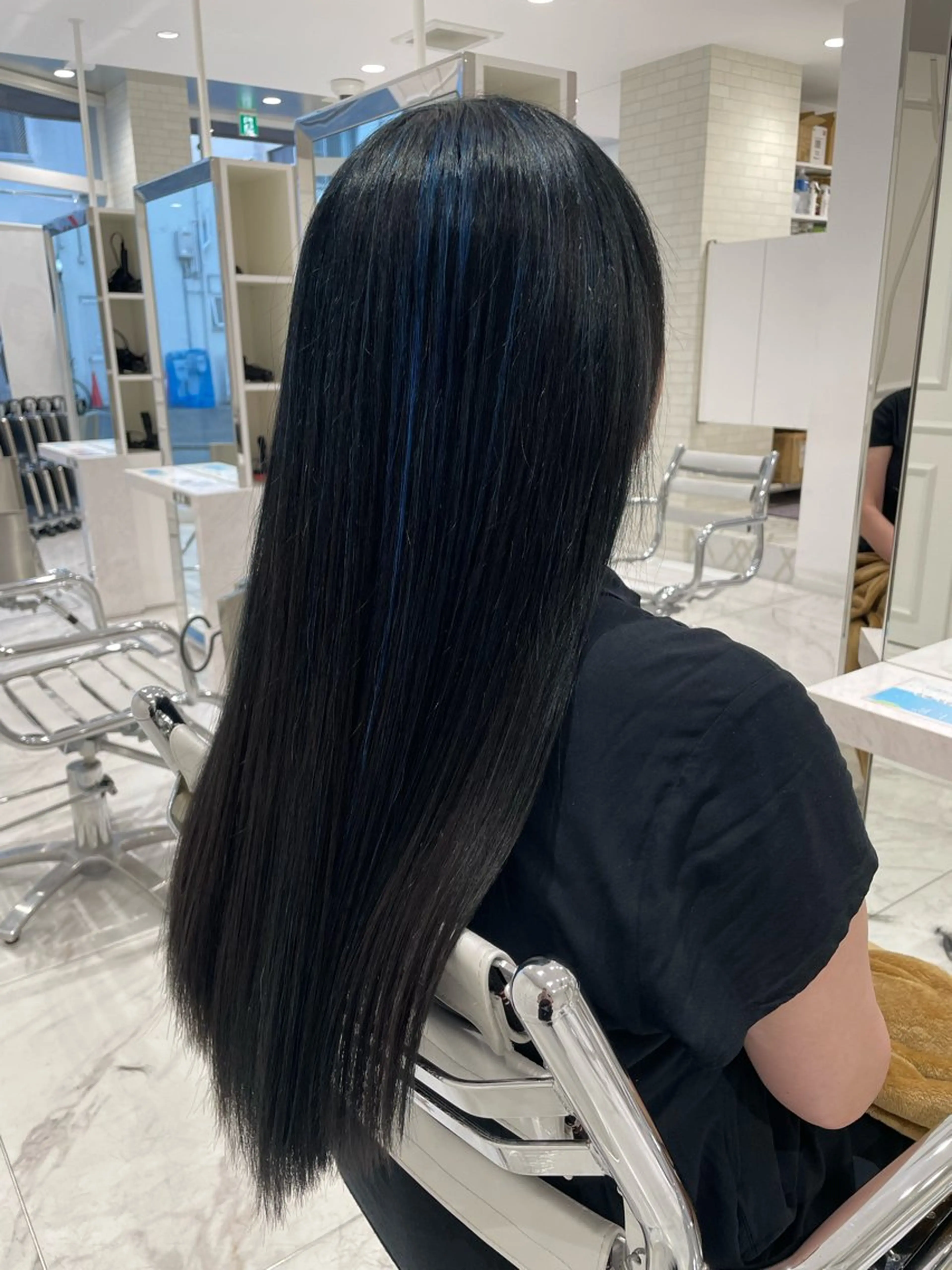 ロング 町野 朝哉のヘアスタイル
