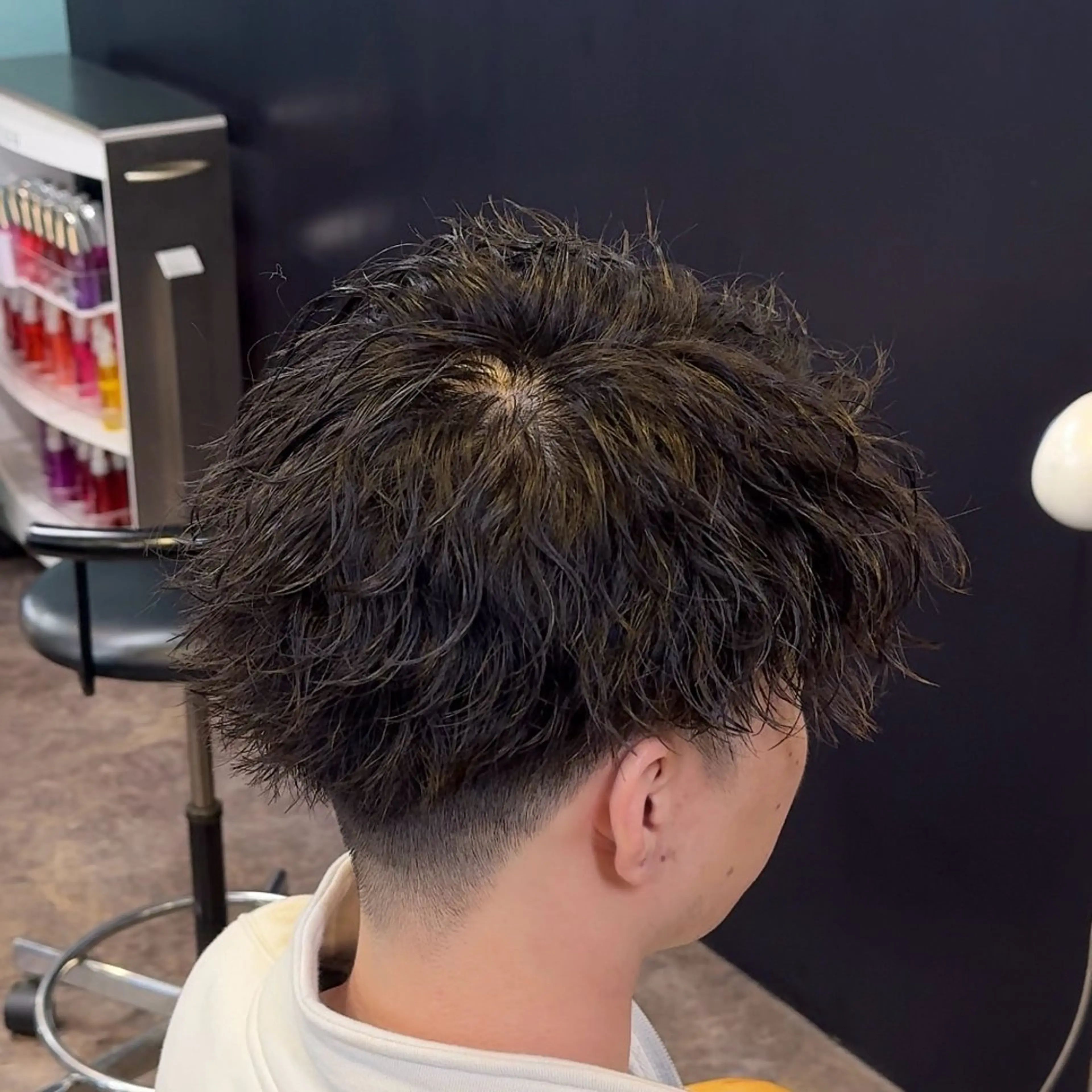 ミディアム パーマ メンズ 波巻きパーマ カット パーマ ✂️メンズ✂️カラー パーマ/舘野  涼太のヘアスタイル