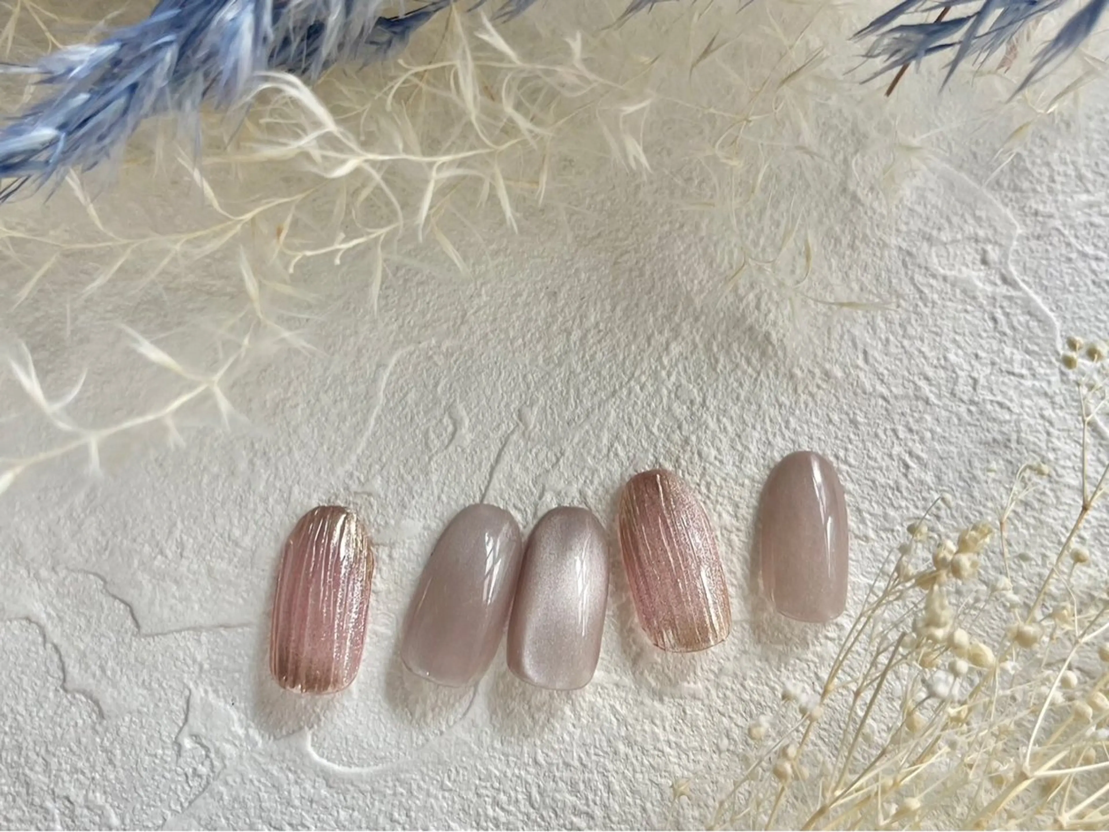 ネイル オーロラネイル 入学式 フットネイル フレンチネイル ジェルネイル Mogu nail 二子玉川のネイルデザイン