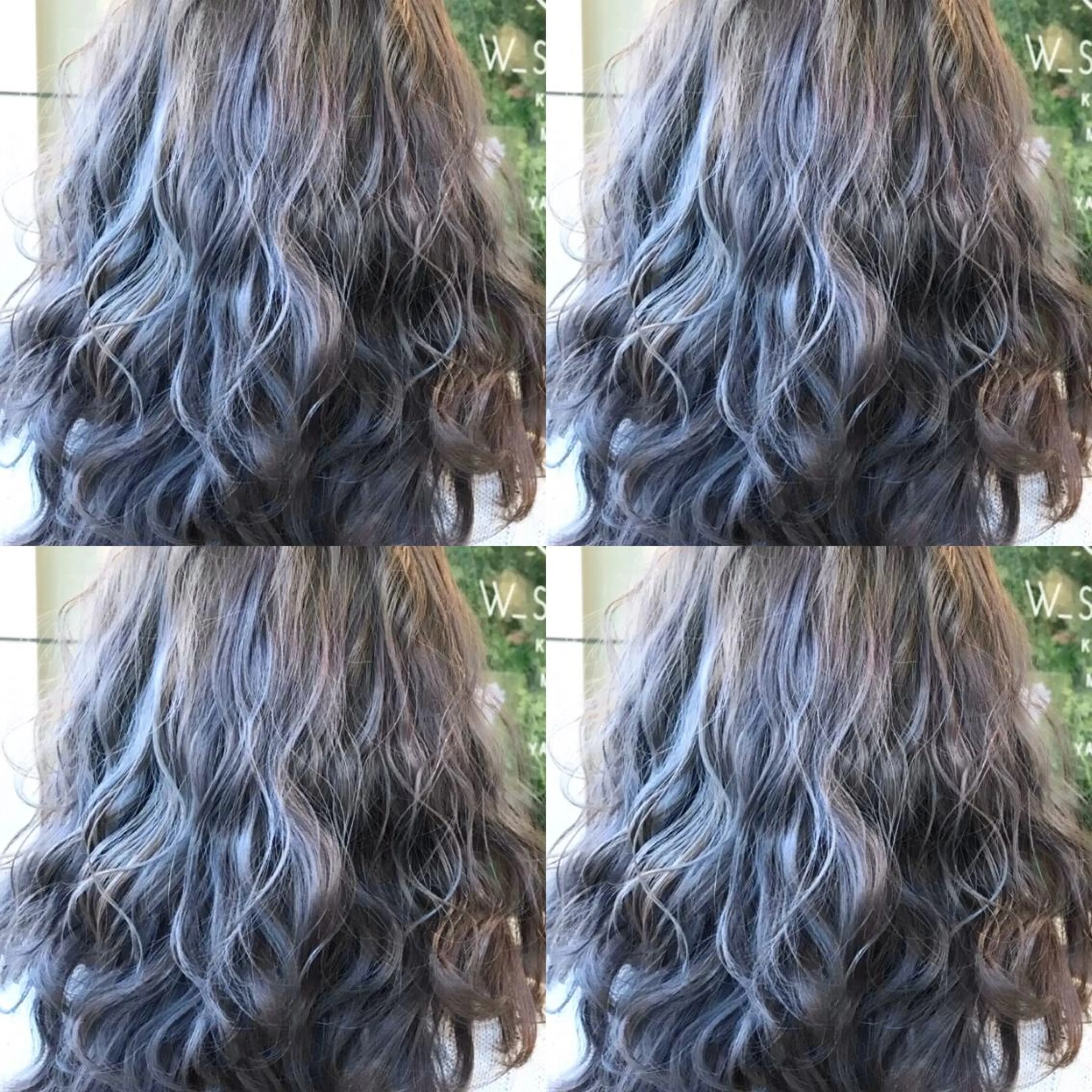 ミディアム カラー ヘアカラー Hanna by W_SALONのヘアスタイル