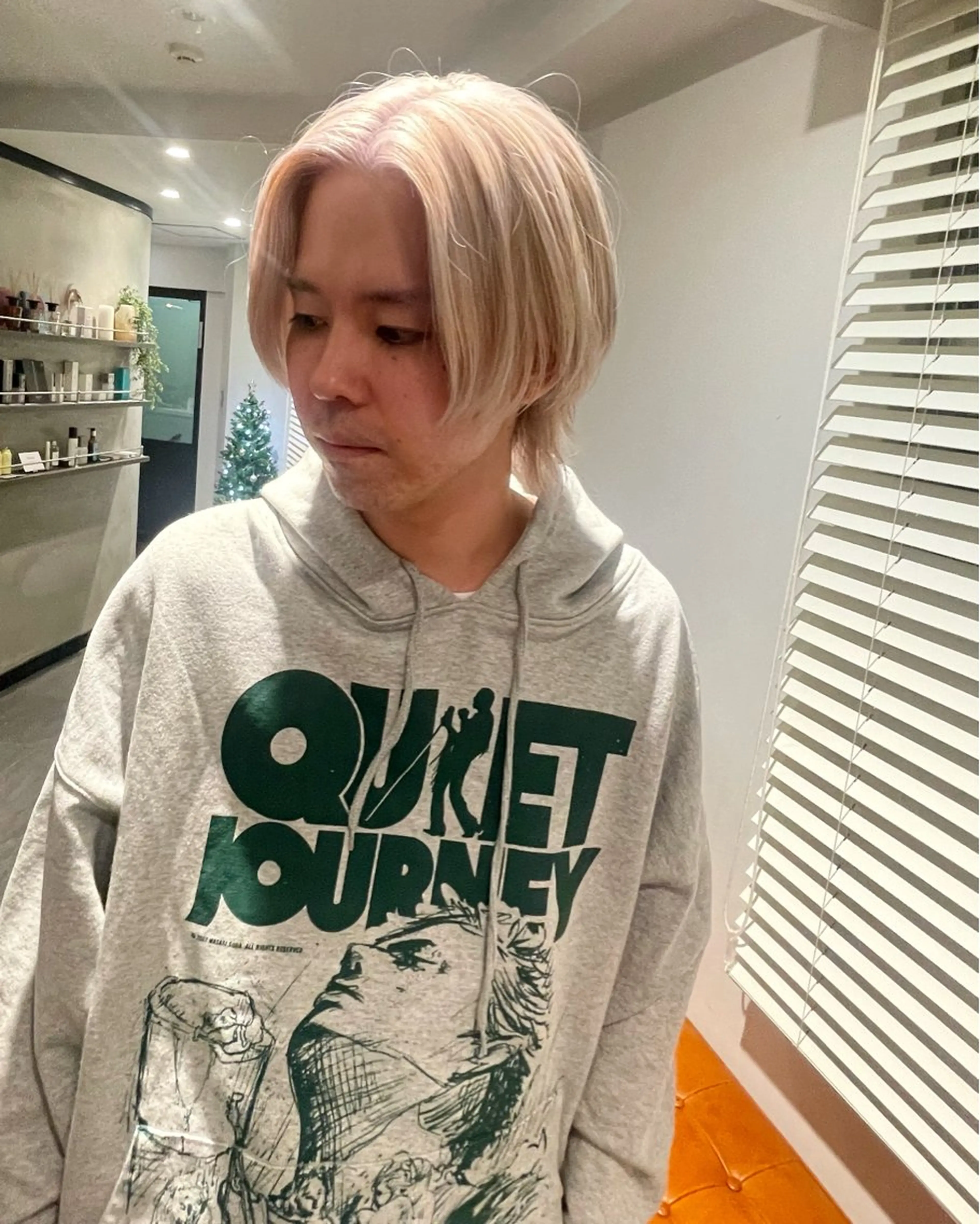 ショート カラー メンズ カット ヘアカラー トリートメント 優 作のヘアスタイル