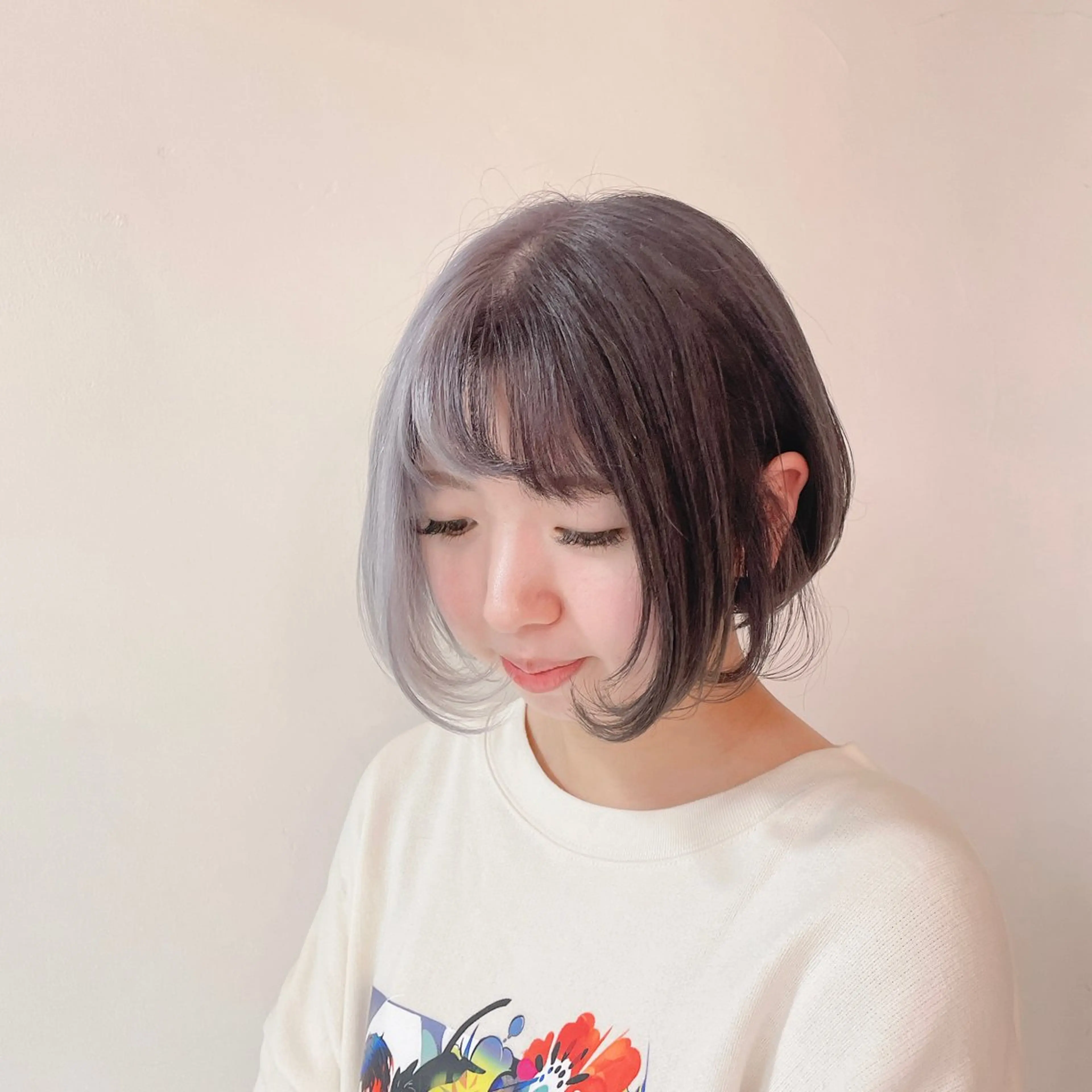 ショート カラー バレイヤージュ 黒髪 ブリーチ ケアブリーチ ダブルカラー ヘアカラー トリートメント Lilith 【リリス】のその他イメージ