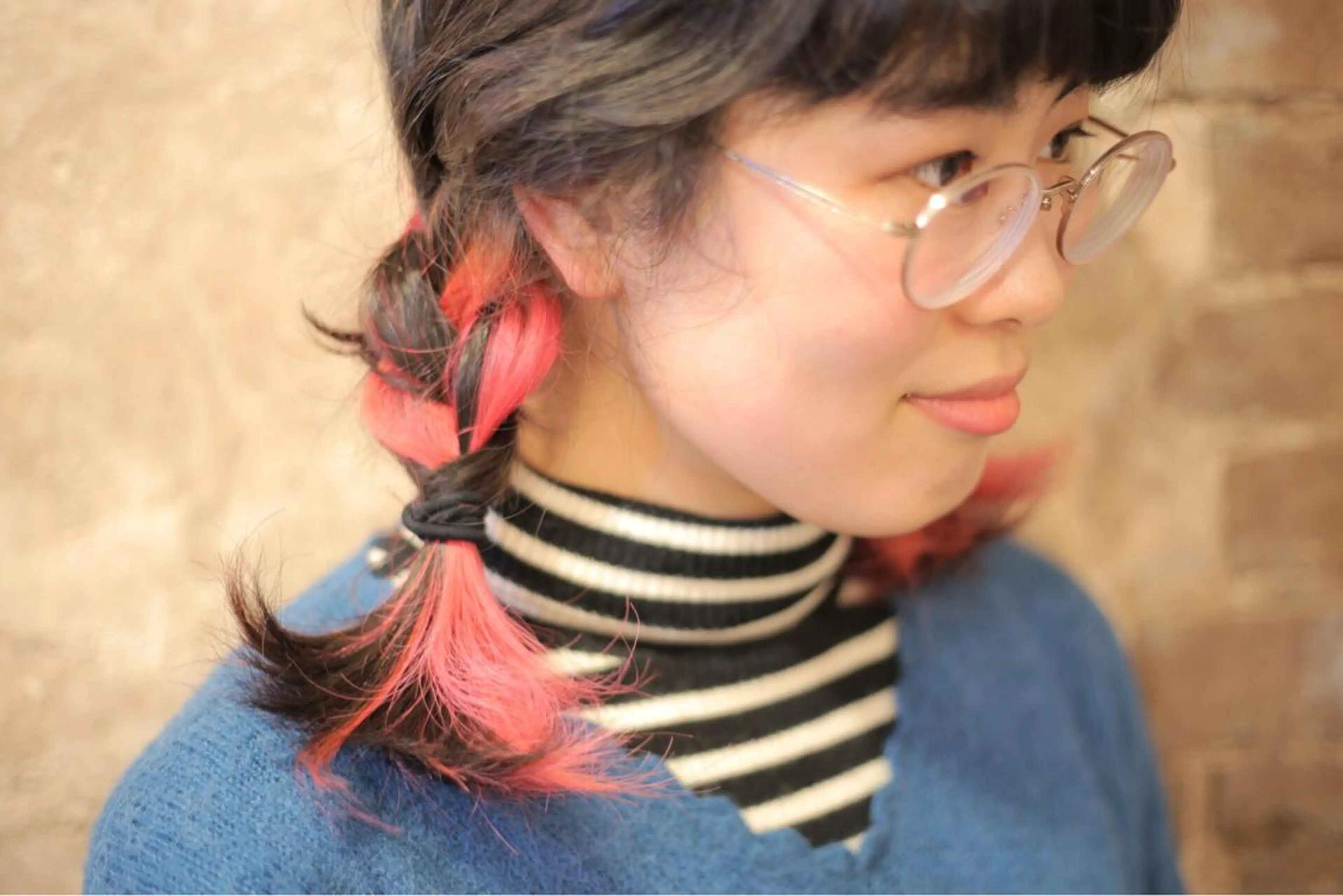 ミディアム ヘアカラー nico 。のヘアスタイル