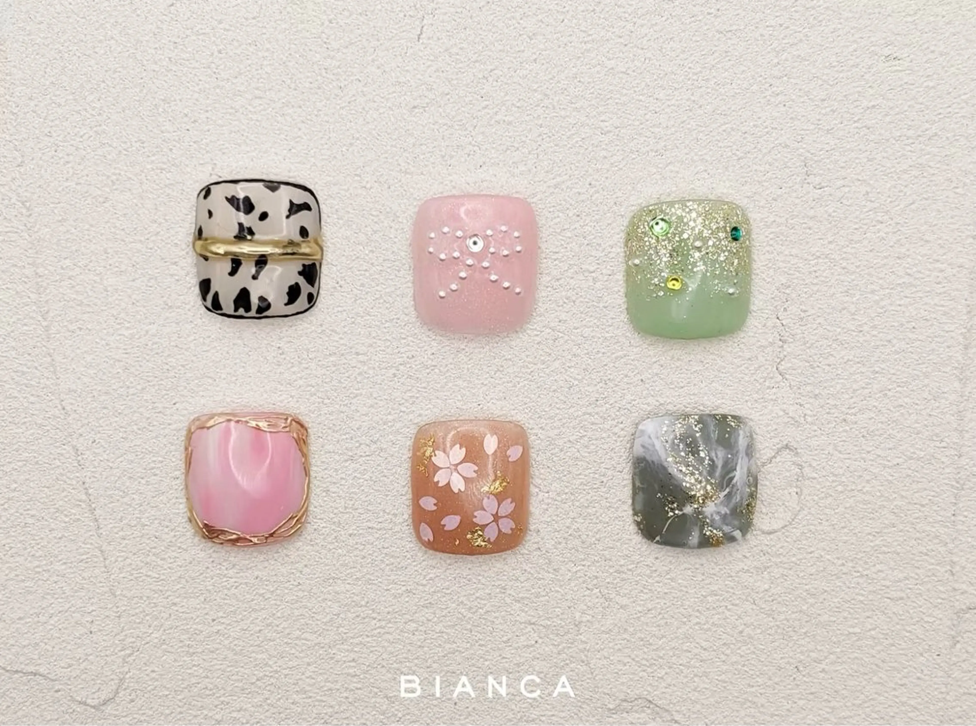 ネイル フットネイル Bianca市川 高橋🍒のネイルデザイン