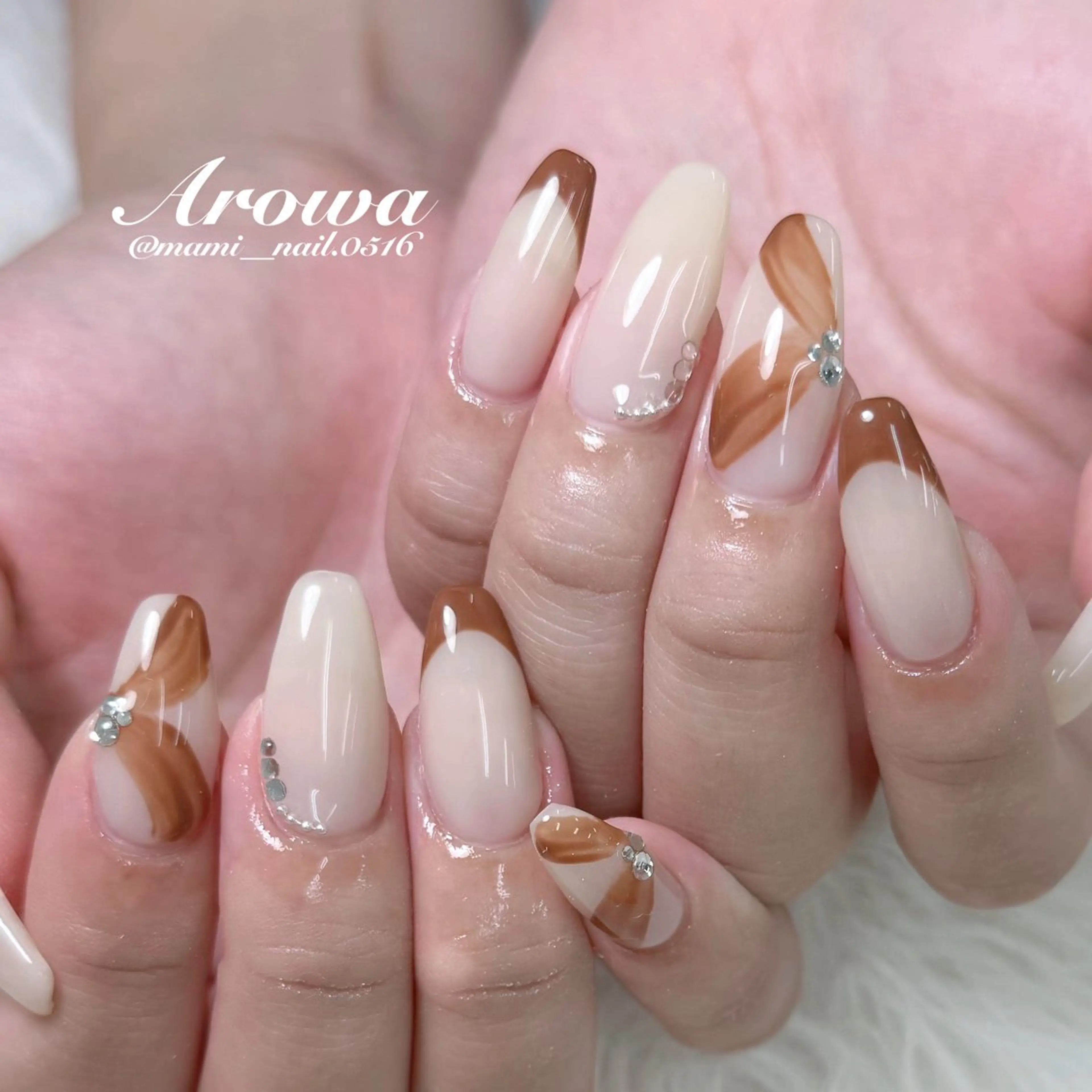 ネイル ハンドネイル Arowa まみのネイルデザイン