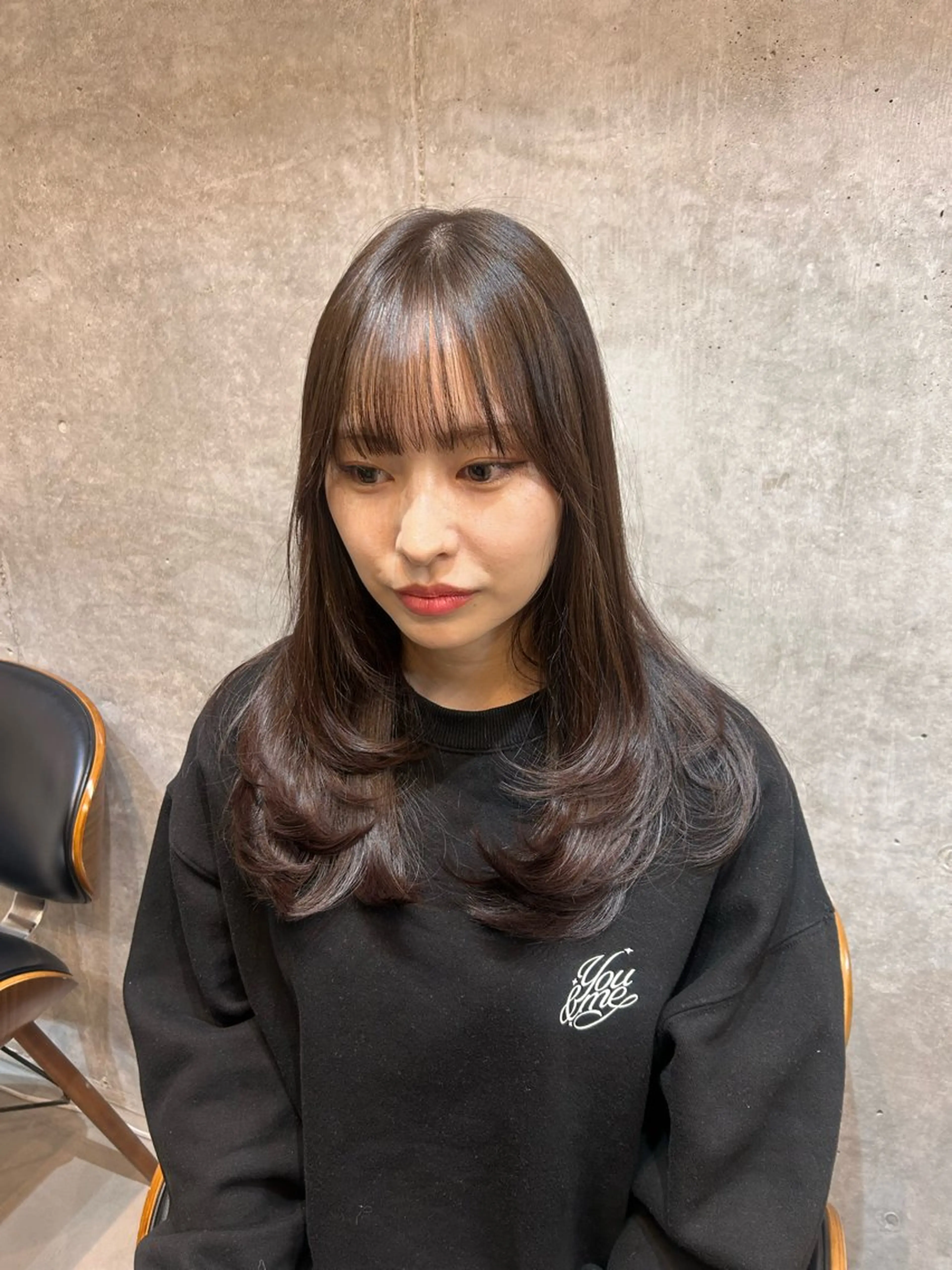 ロング レイヤーカット レイヤーカット🐏 mizukiのヘアスタイル