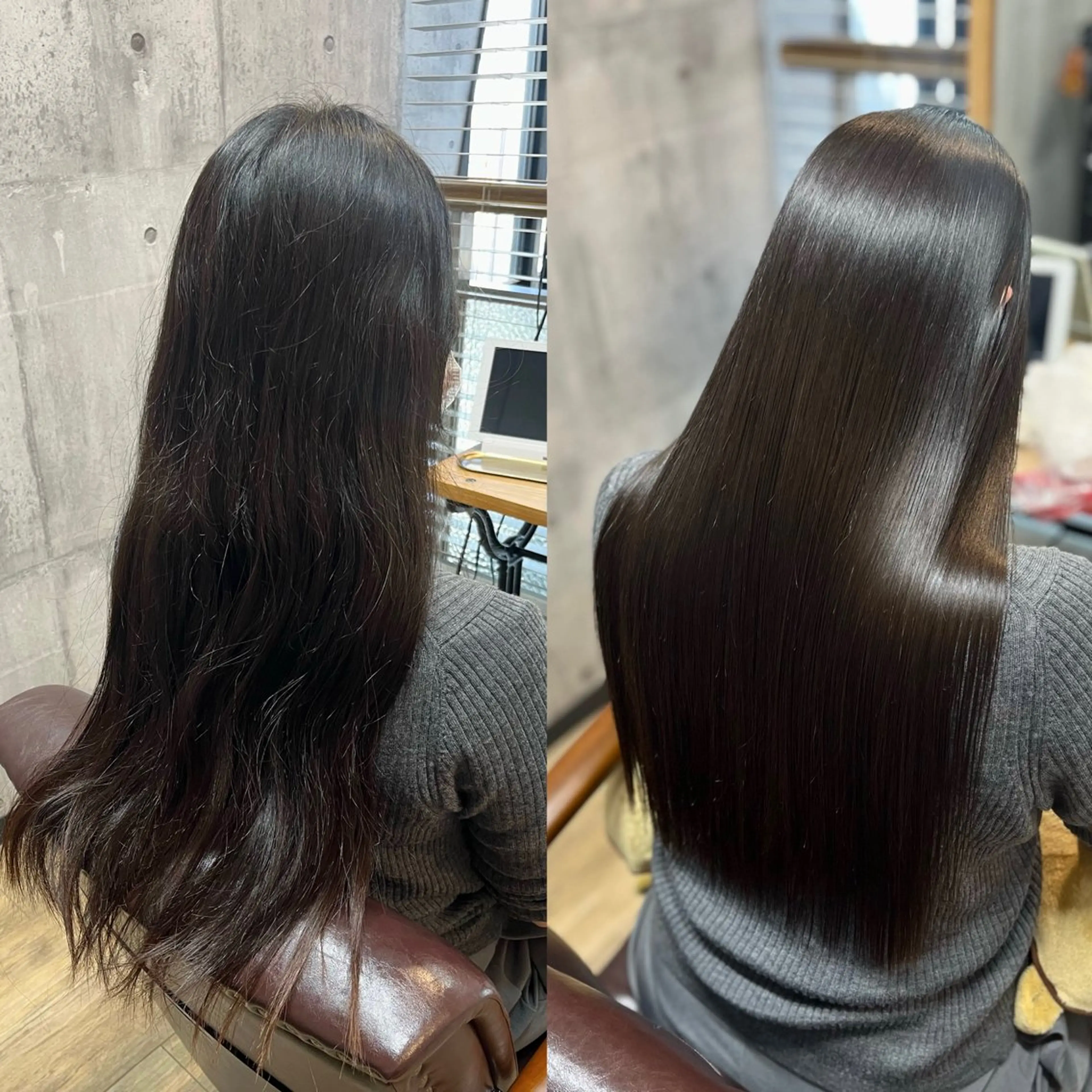 人気No.1🌈ダメージレス縮毛矯正＋カット＋髪質改善トリートメントの写真
