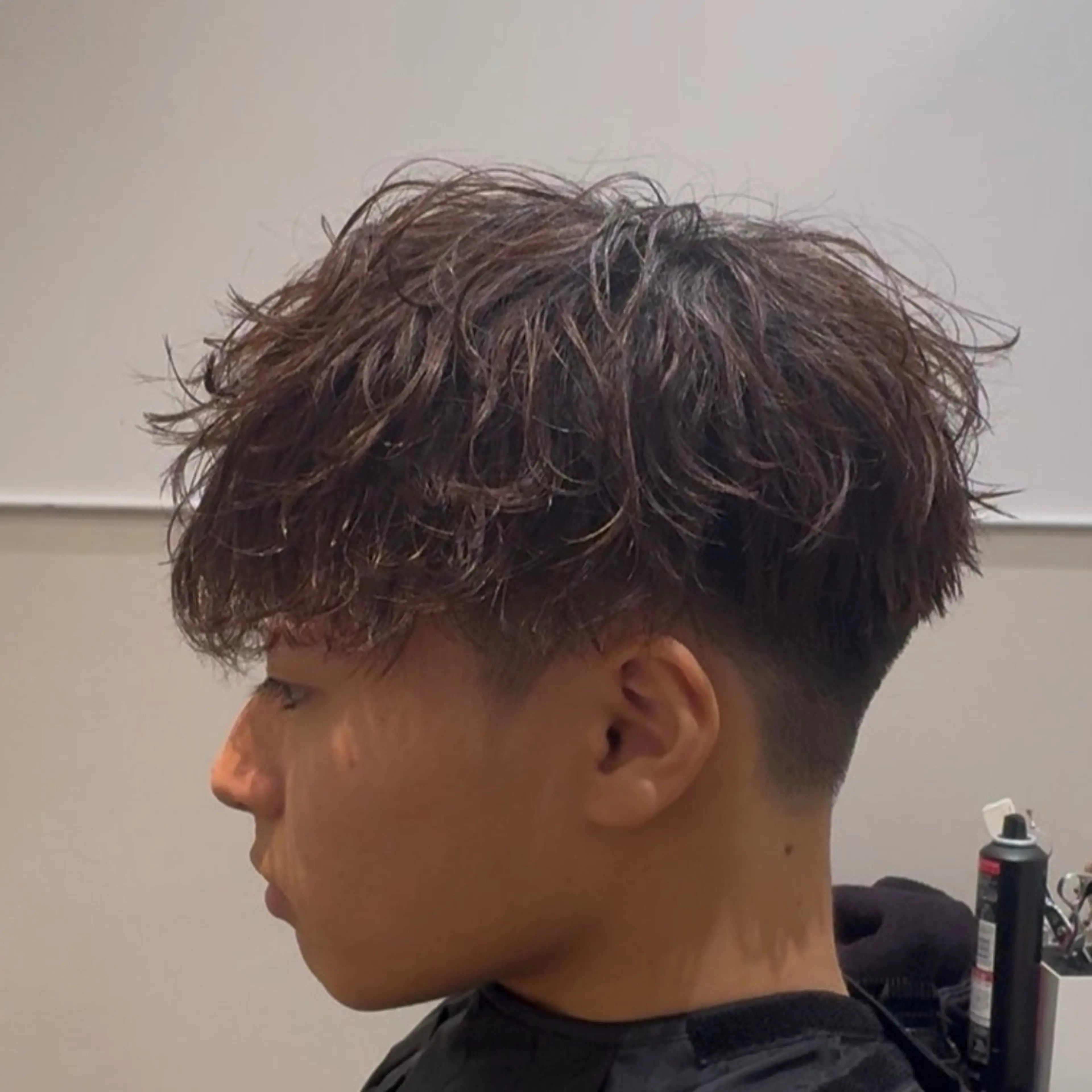 ショート カラー パーマ メンズ カット パーマ SALOWIN名古屋Suite店所属・名古屋のメンズ特化 美容師/わたるのヘアスタイル