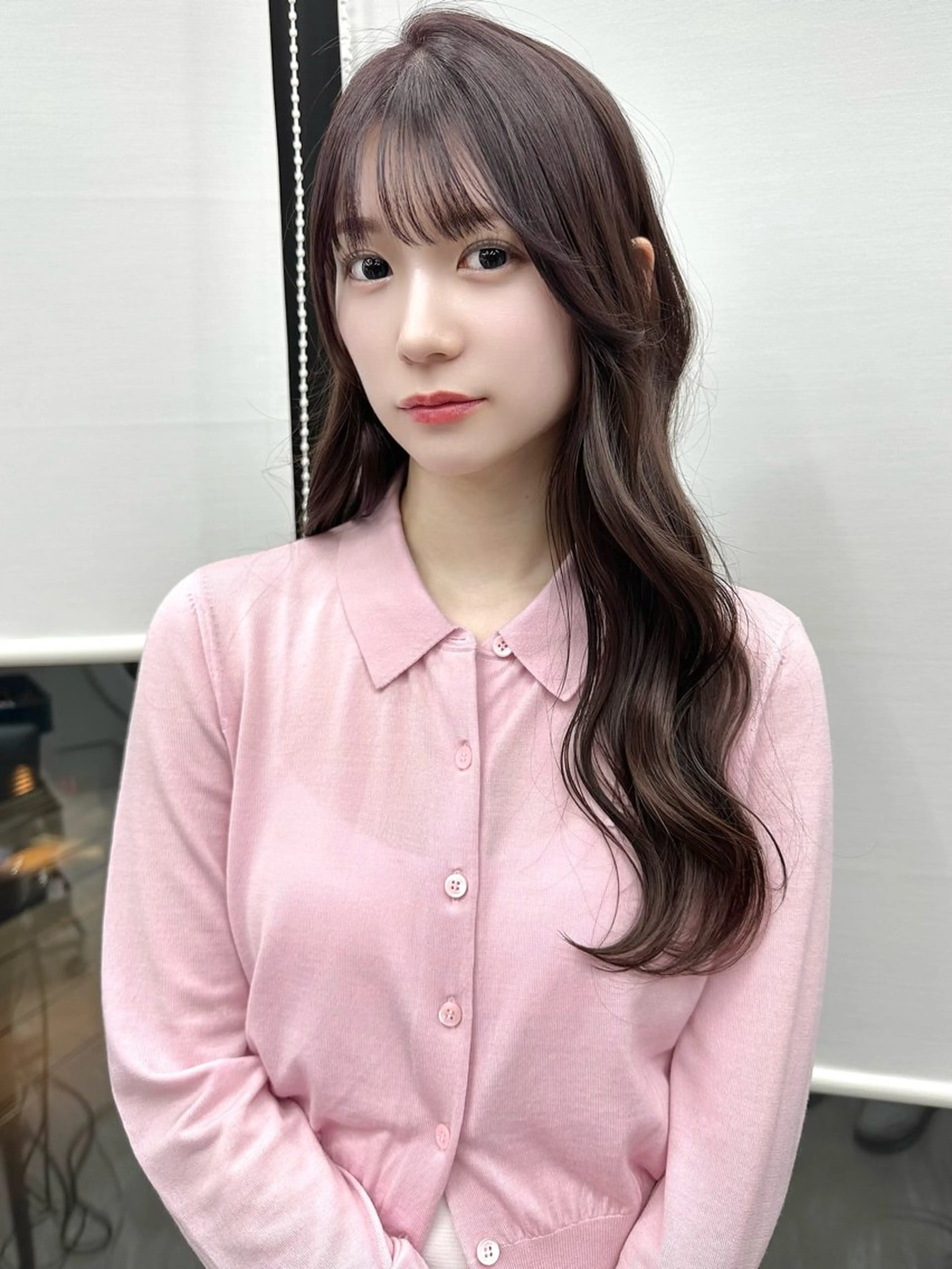ロング カット トリートメント 韓国風/ワンホンヘア 髪質改善/MaCoのヘアスタイル