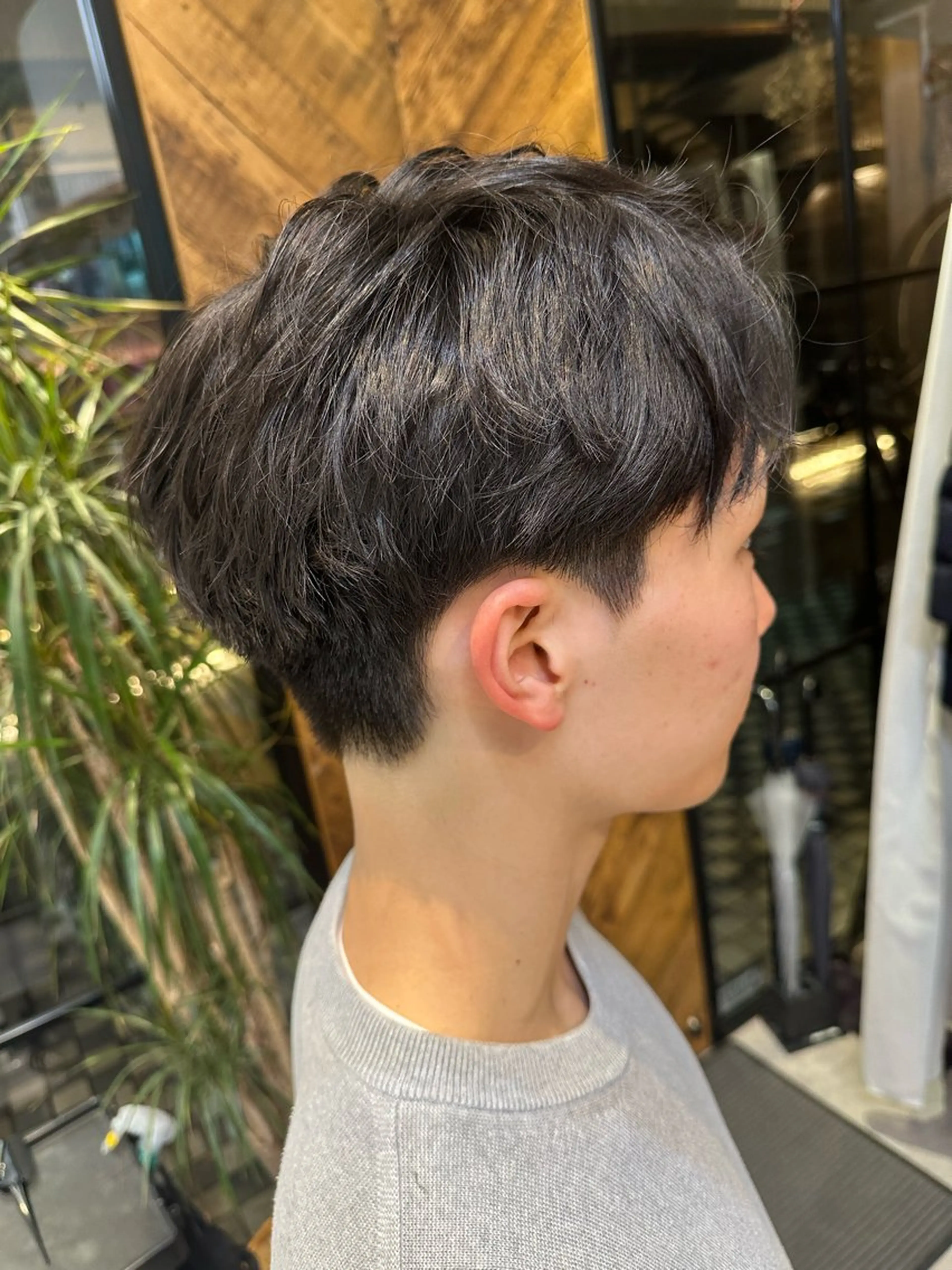 ショート メンズ カット メンズカット　パーマ 特化美容師　中野稜平のヘアスタイル