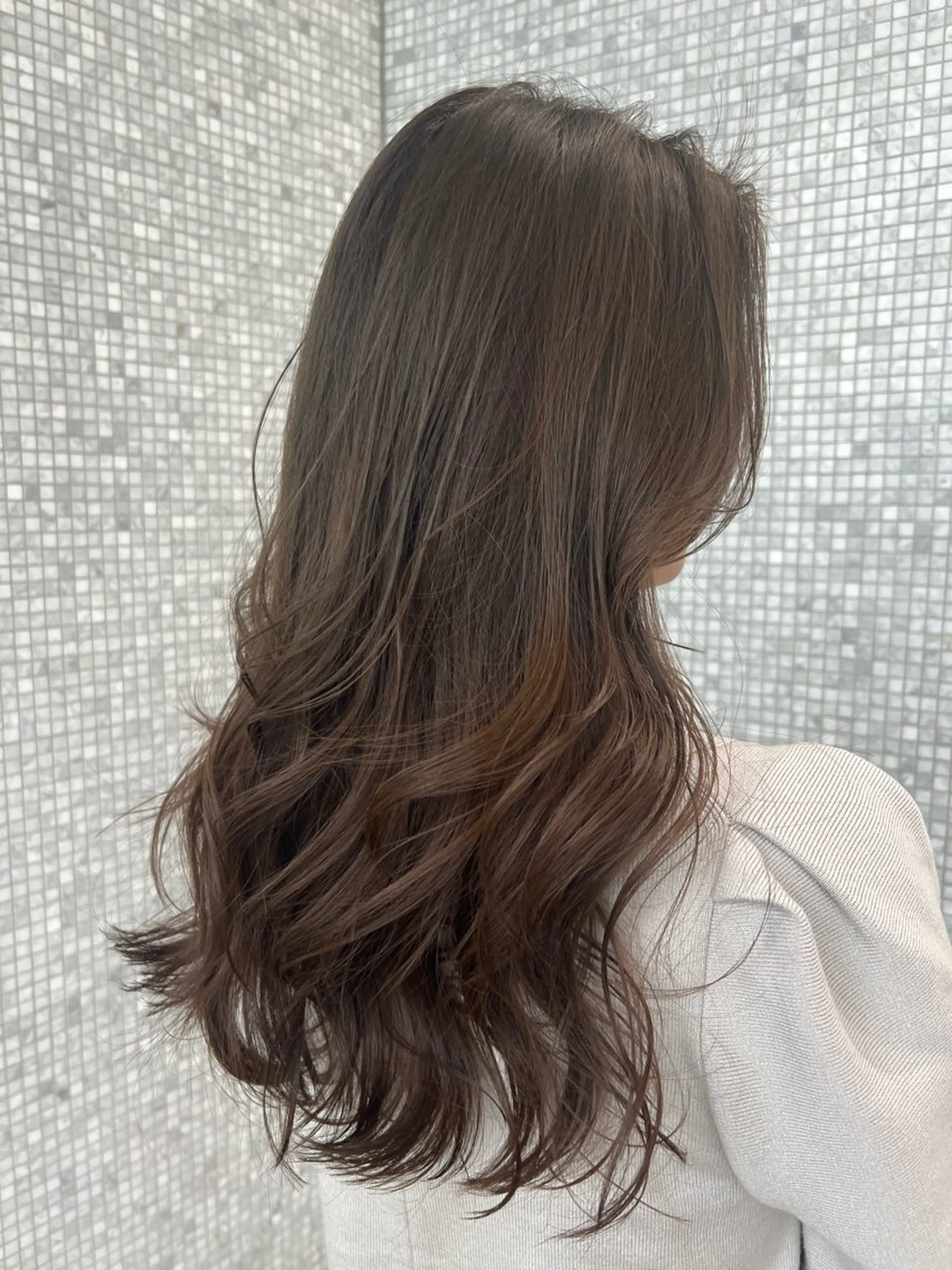 ロング 縮毛矯正 ヘアカラー 縮毛矯正 縮毛矯正／ストレート /yuyaのヘアスタイル