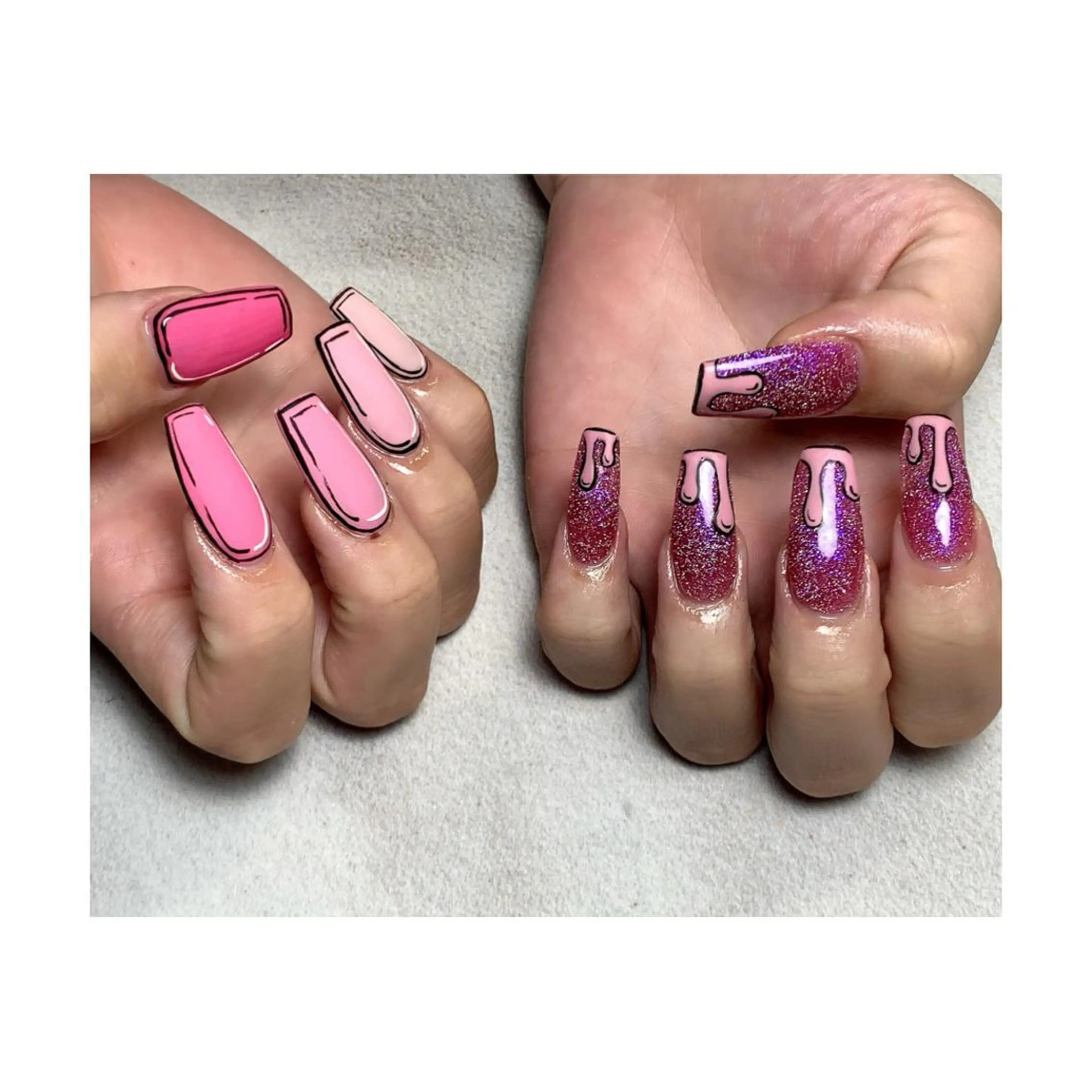 ロング ネイル ハンドネイル KARMA salonのネイルデザイン
