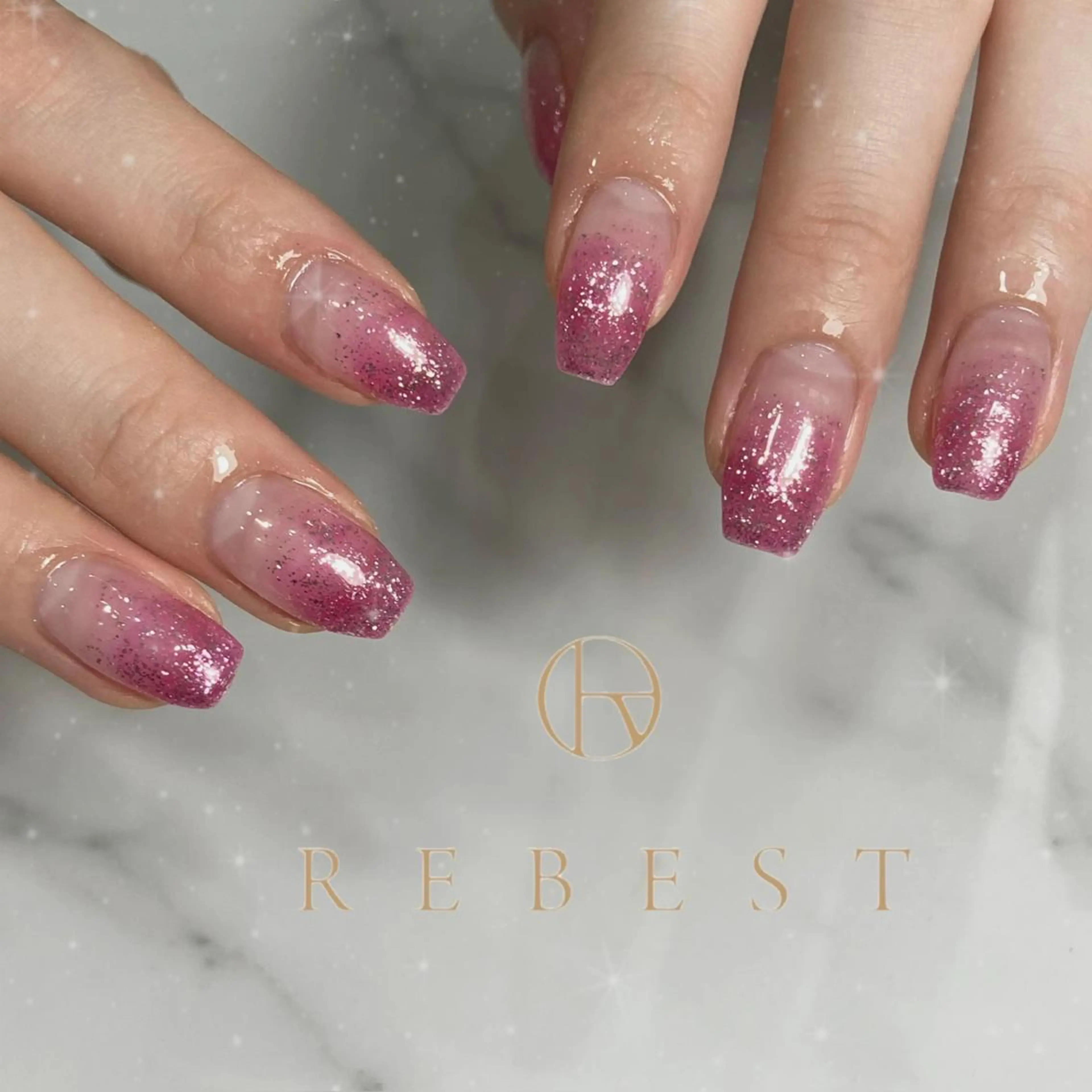 ネイル REBEST🎀 付け放題のネイルデザイン