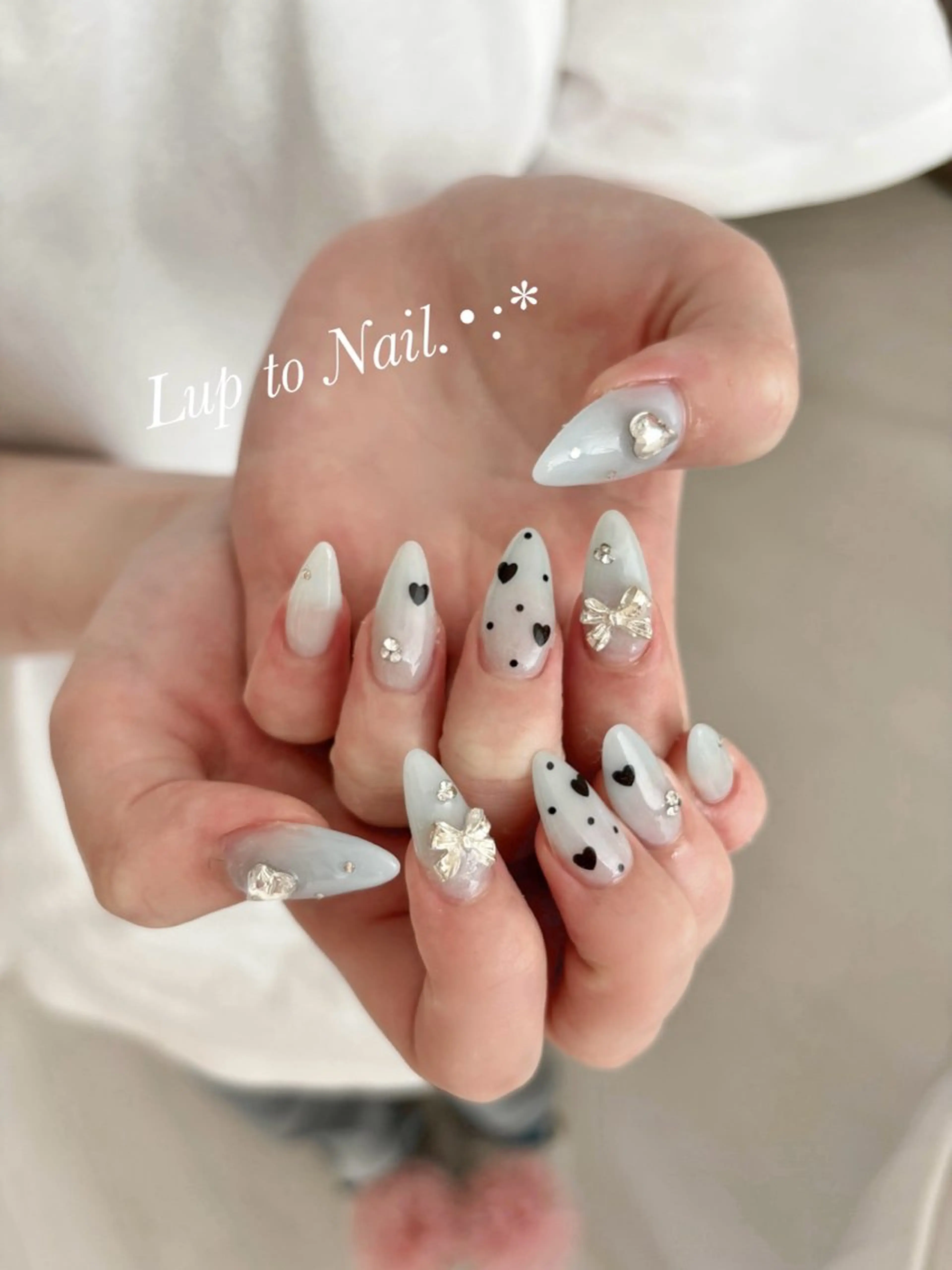 ネイル スカルプネイル 春ネイル ハンドネイル Lupto　Nail 【リップトゥネイル】のネイルデザイン