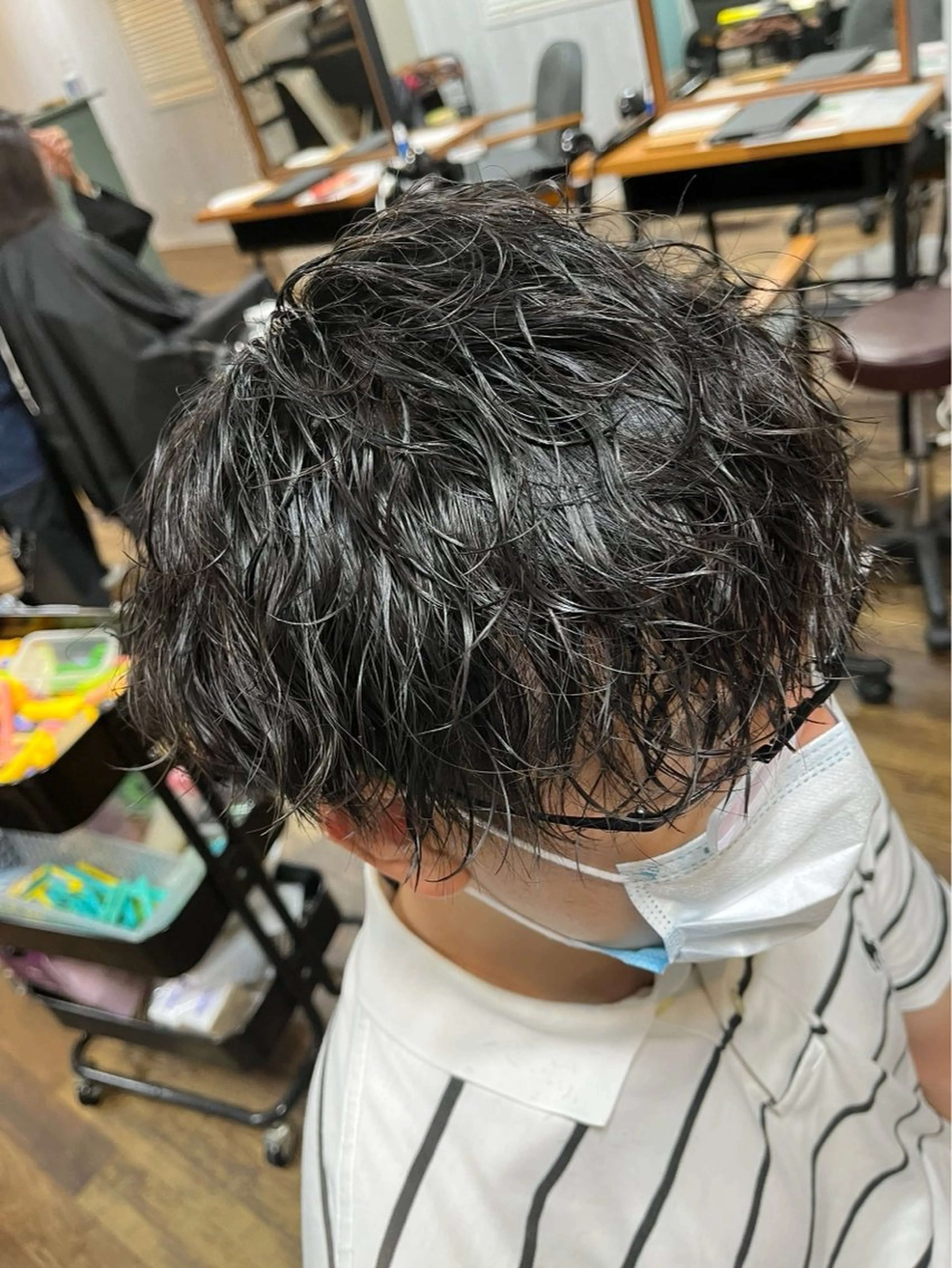 メンズカット＋パーマの写真
